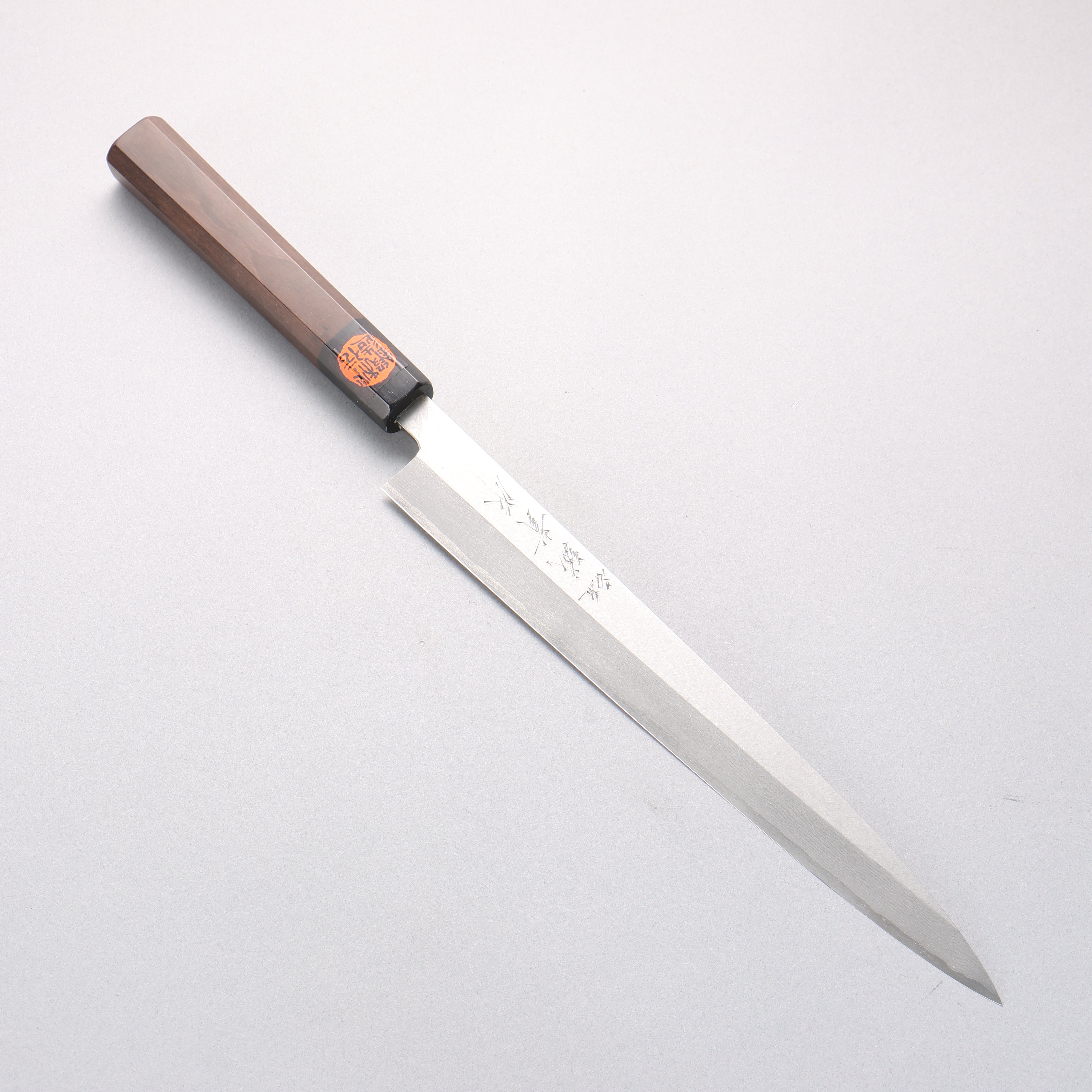 田中 誠貴 閃光 VG10 大馬士革紋 柳刃 270mm 核桃木 握把 - 清助刃物
