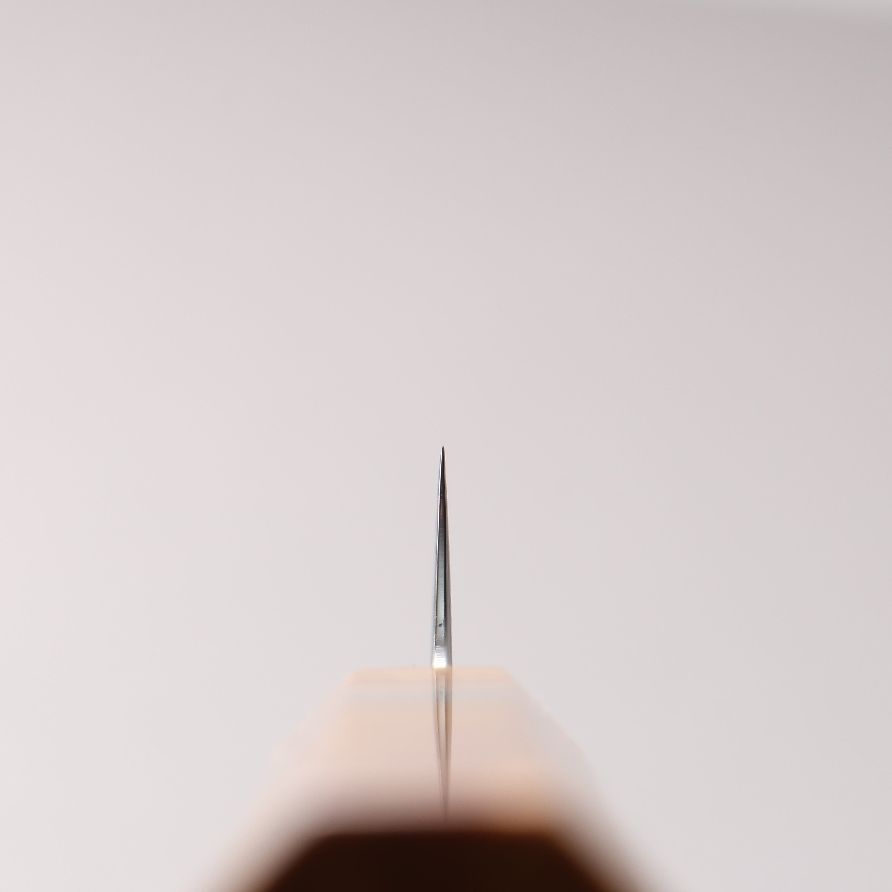 寬丈 SG2 大馬士革紋 打磨處理 切付多用途小刀 150mm 棕色穩定木 (銀環) 握把 - 清助刃物