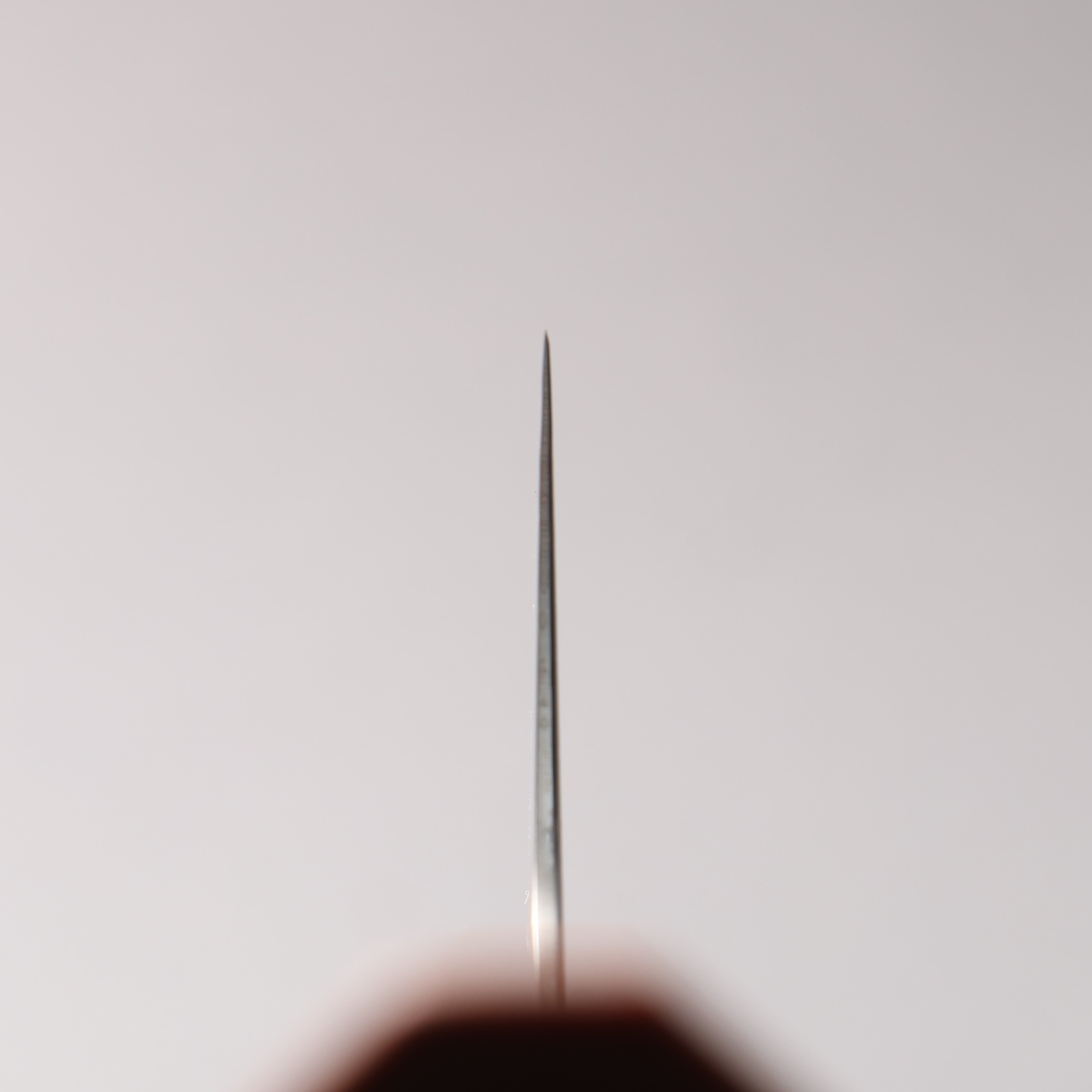寬丈 SG2 大馬士革紋 打磨處理 切付牛刀 240mm 棕色穩定木 (銀環) 握把 - 清助刃物
