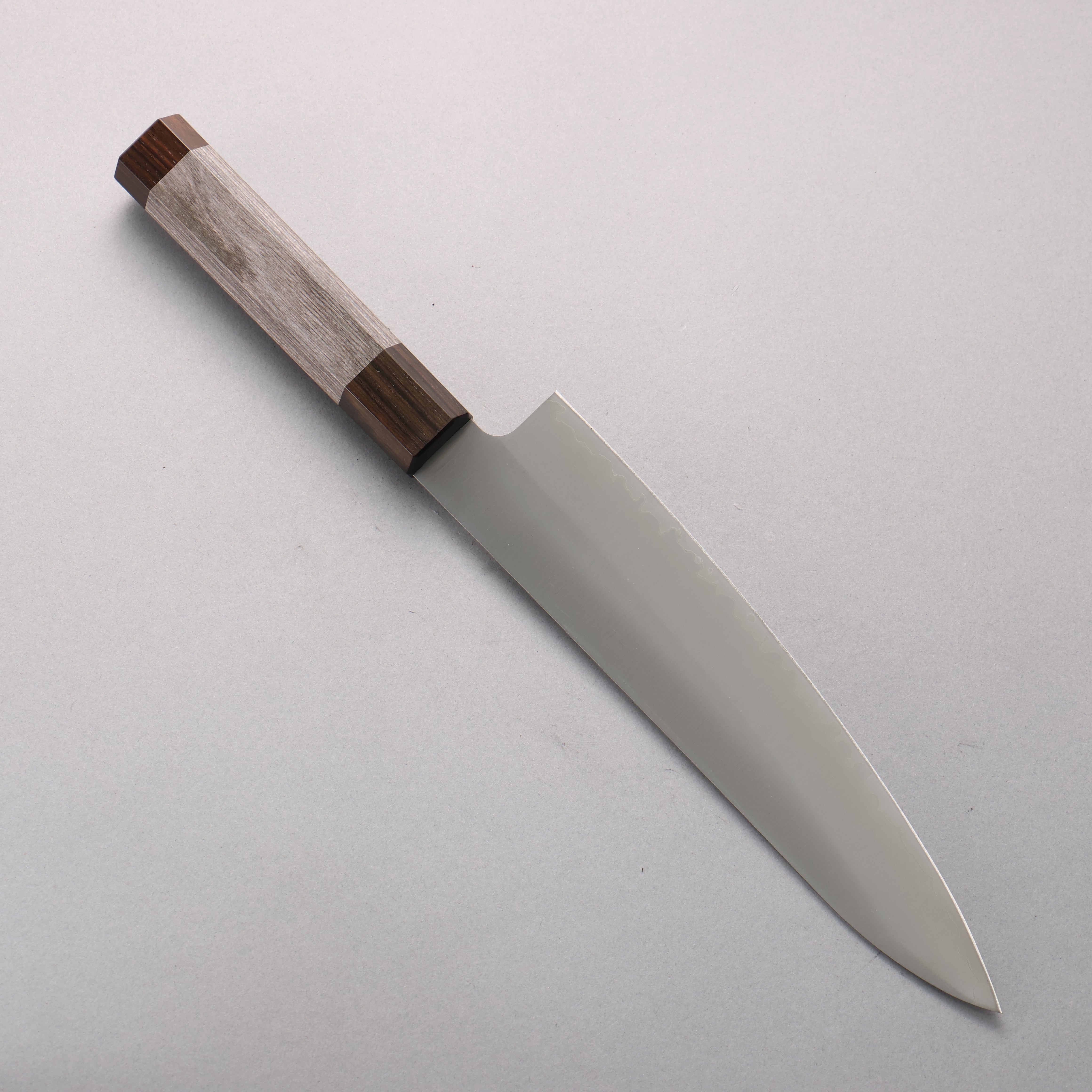 兼常 SG2 牛刀 210mm 灰色合成木 握把 - 清助刃物