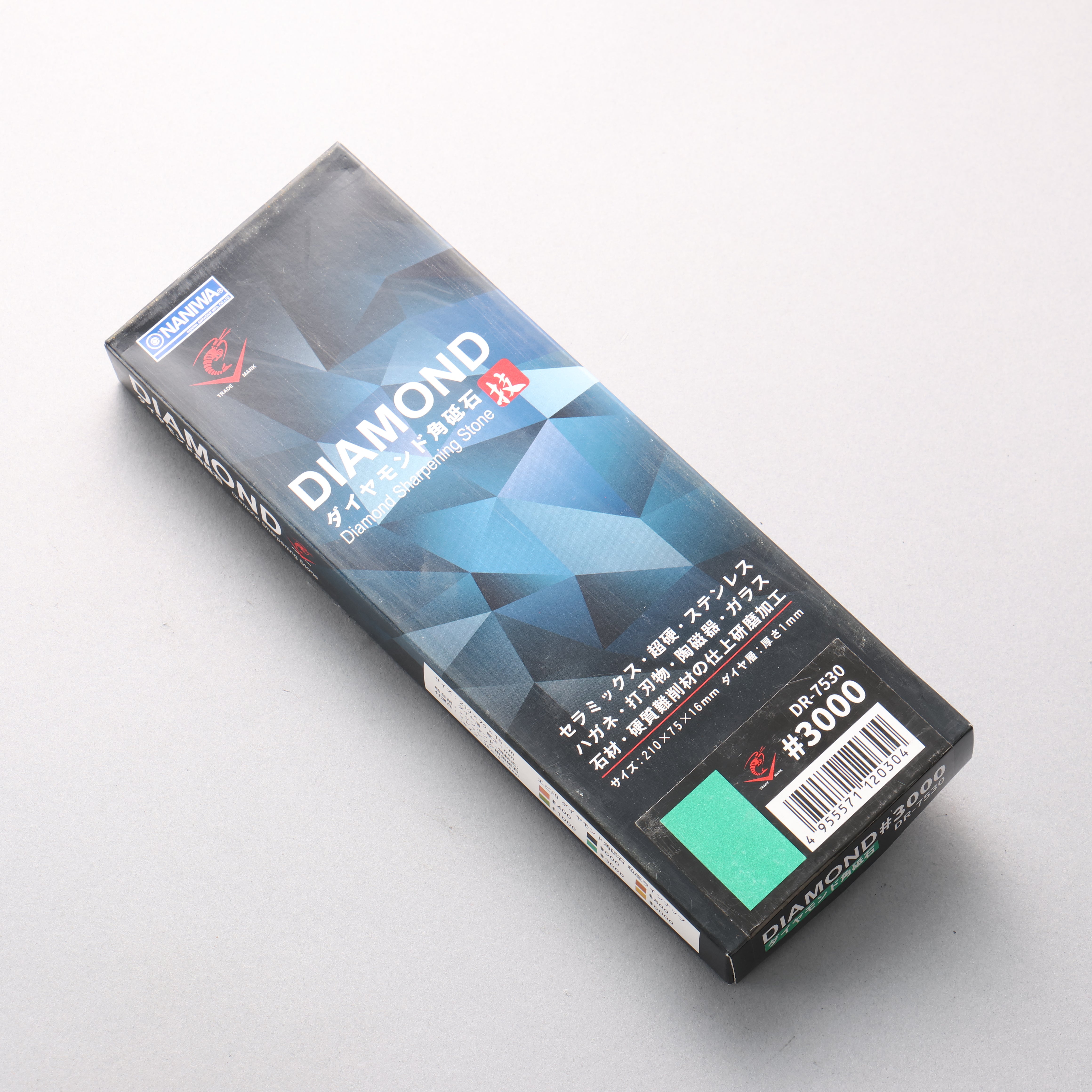 Naniwa 鑽石磨刀石 #3000 DR-7530 210 x 75 x 16mm - 清助刃物