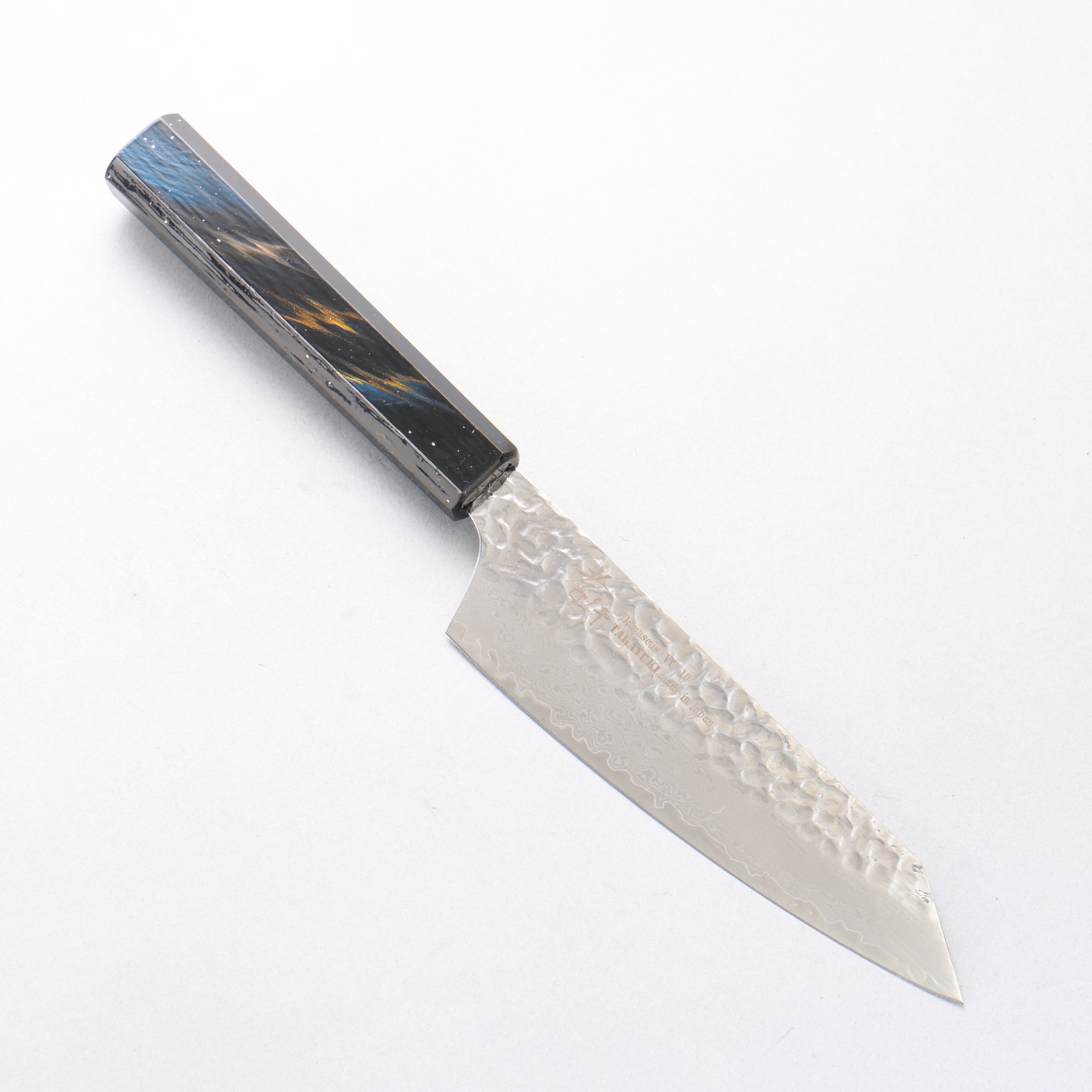 堺 孝行 VG10 33層大馬士革紋 劍型三德刀 160mm 櫟木漆塗(彩宇)握把 - 清助刃物