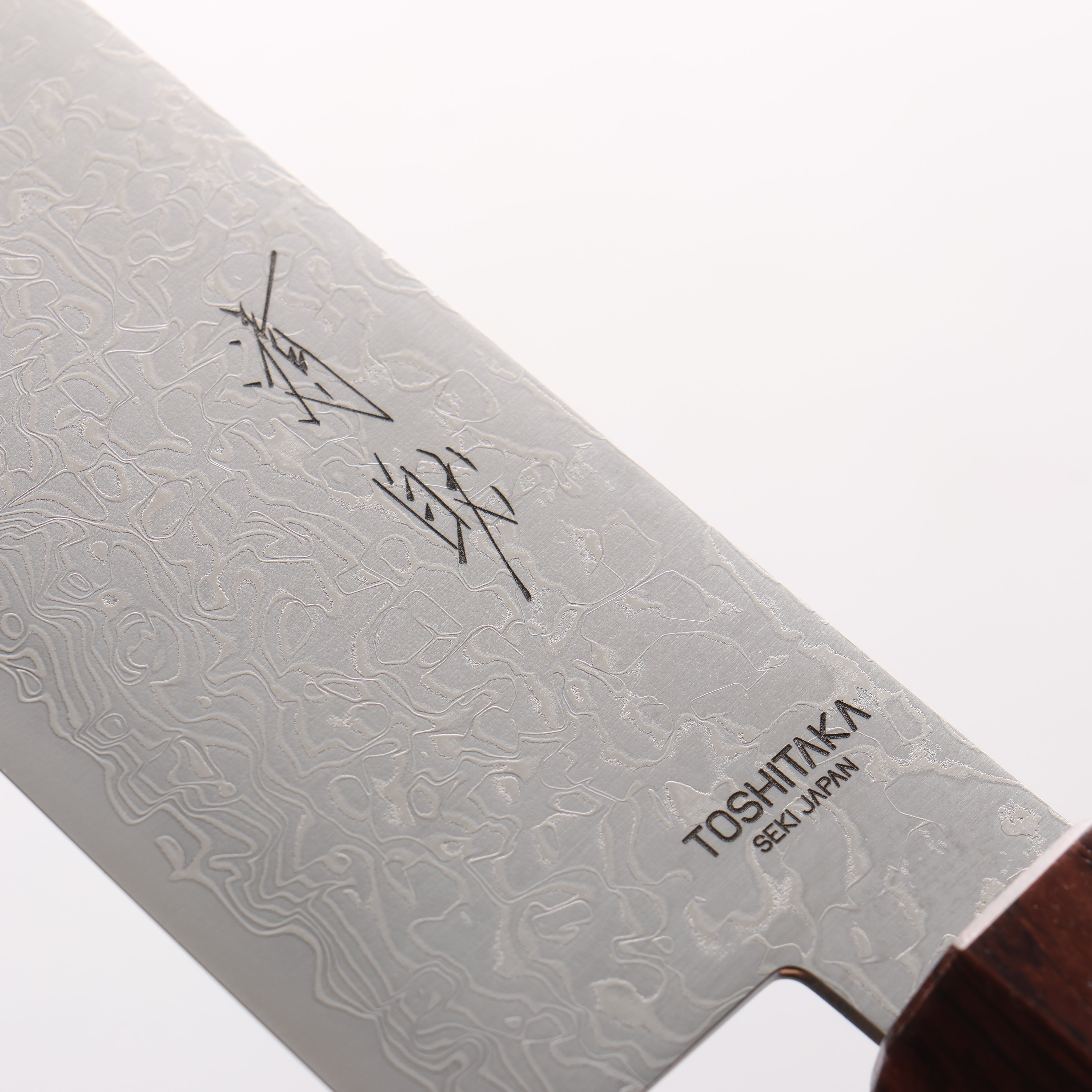 利隆 VG10 65層大馬士革紋 切付三德刀 180mm 雞翅木帶櫻桃木環(口輪:紫檀木) 握把 - 清助刃物