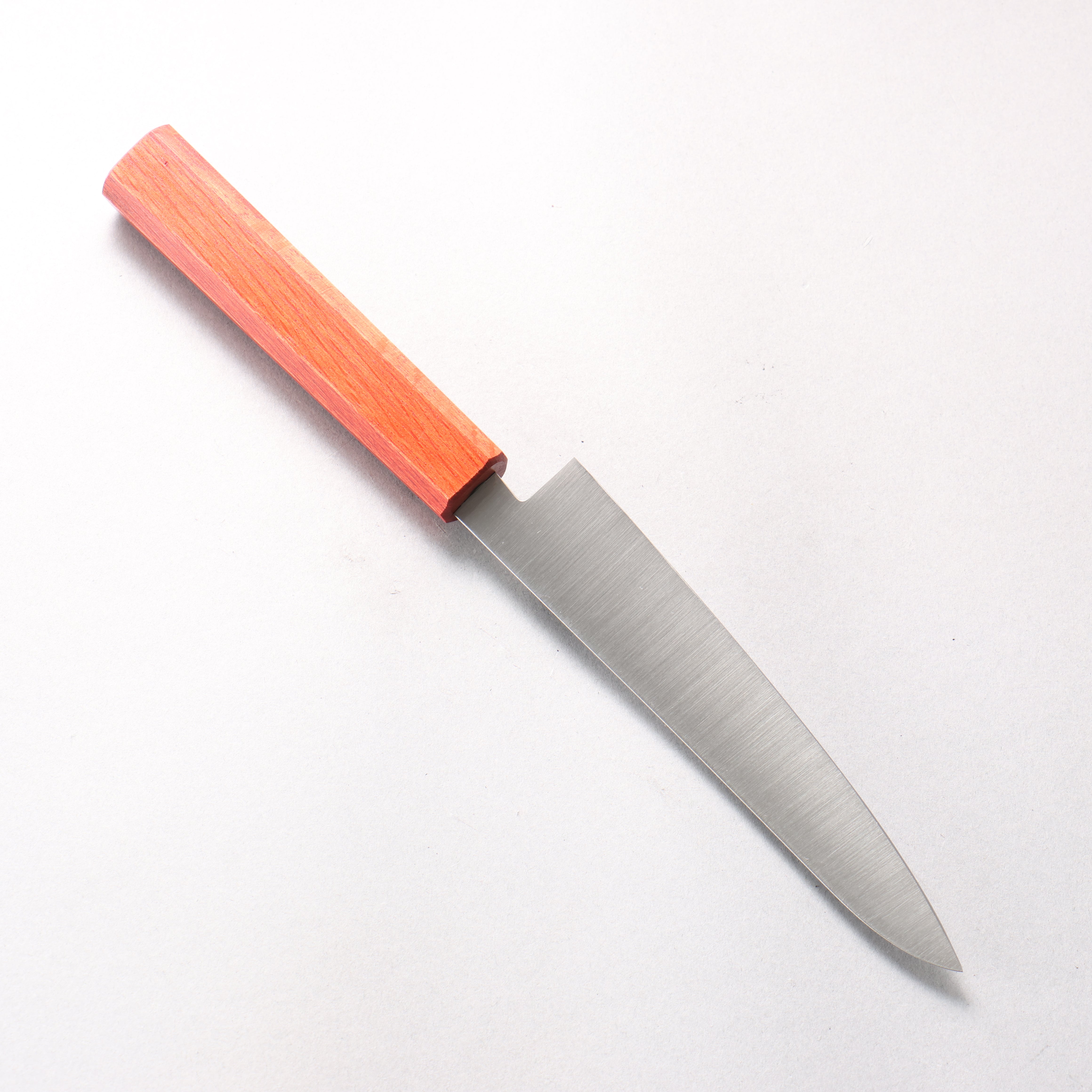 清助 SK-4鋼 多用途小刀 150mm 木材(煙燻紅) 握把 - 清助刃物