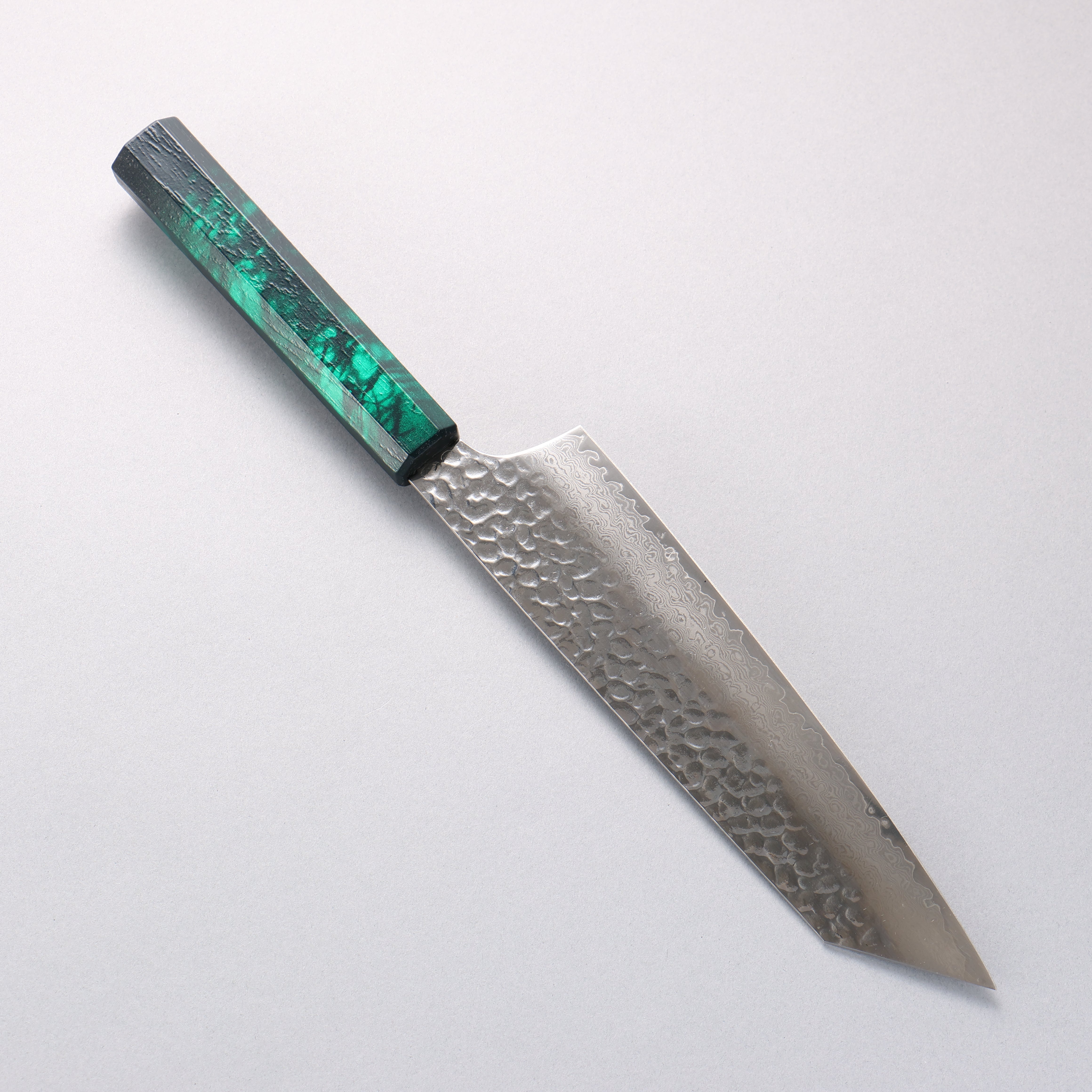 堺 孝行 七色 VG10 33層 劍型牛刀 190mm ABS 樹脂(綠玳瑁) 握把 - 清助刃物