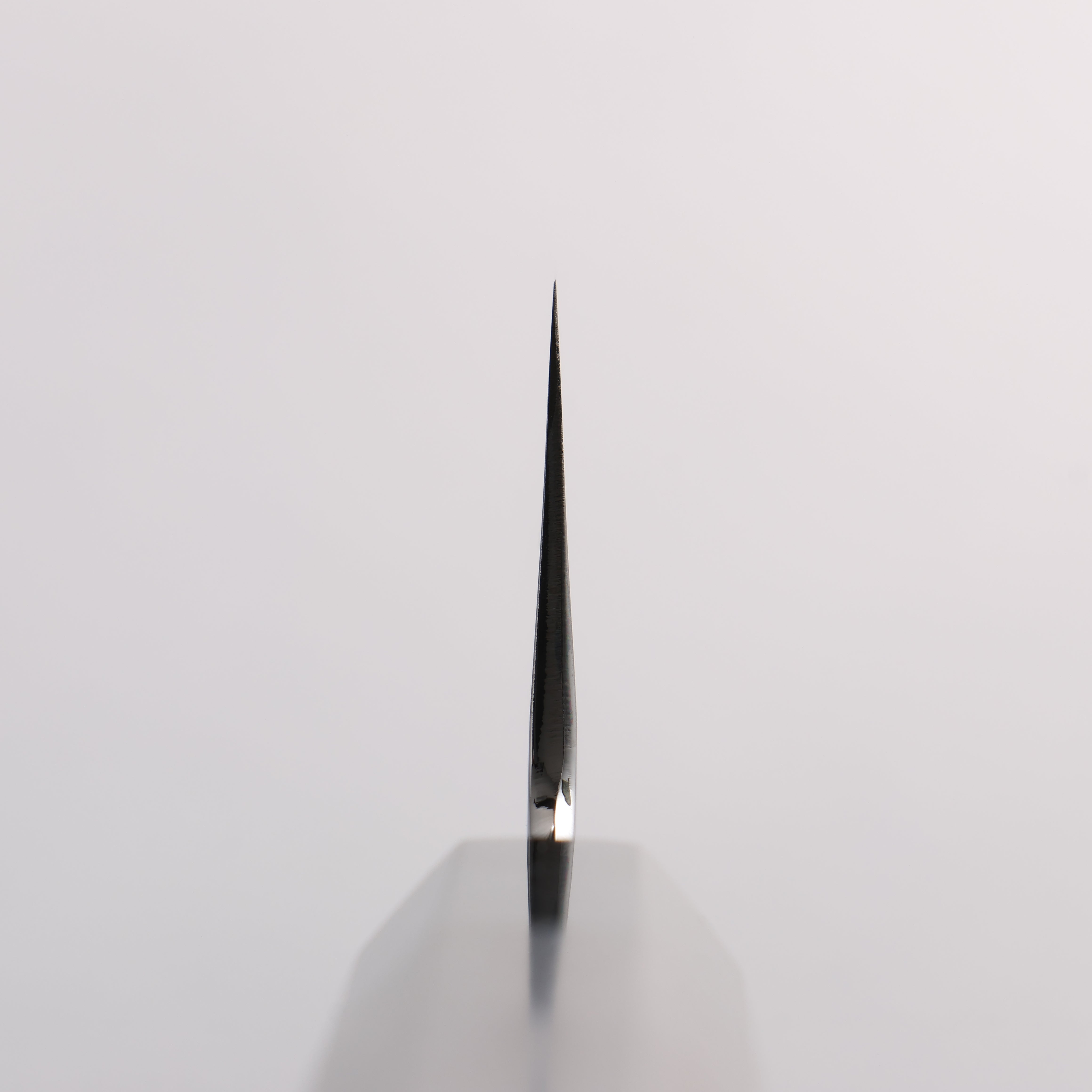 重陽 白鋼 鏡面處理 切付牛刀 240mm 黑檀 (口輪:黑水牛角) 握把 - 清助刃物