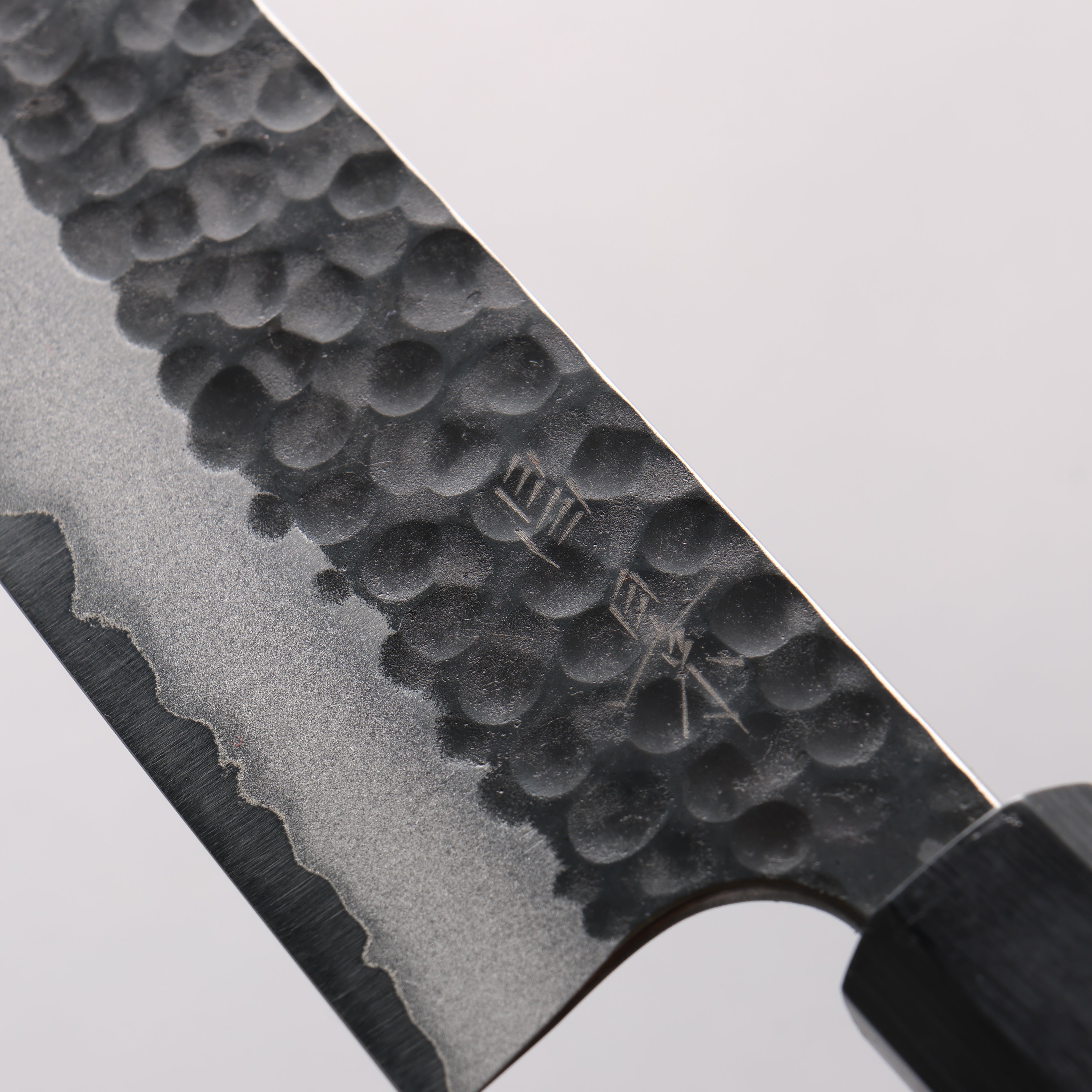 昌景 小石 超級青鋼 黑打 三德刀 165mm 美國櫻桃木 握把 - 清助刃物