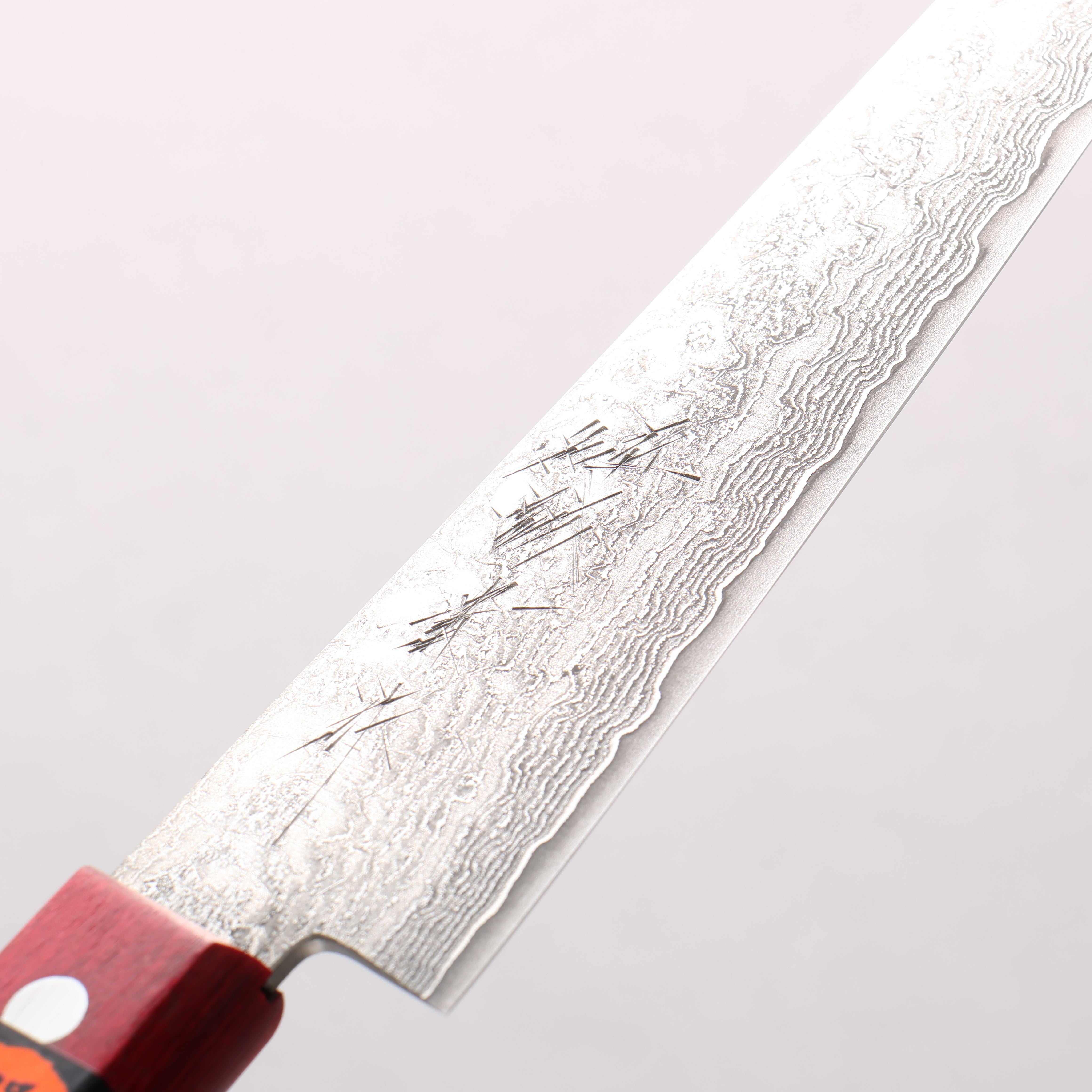 田中 誠貴 渚 VG10 大馬士革紋 多用途小刀 150mm 紅合成木 握把