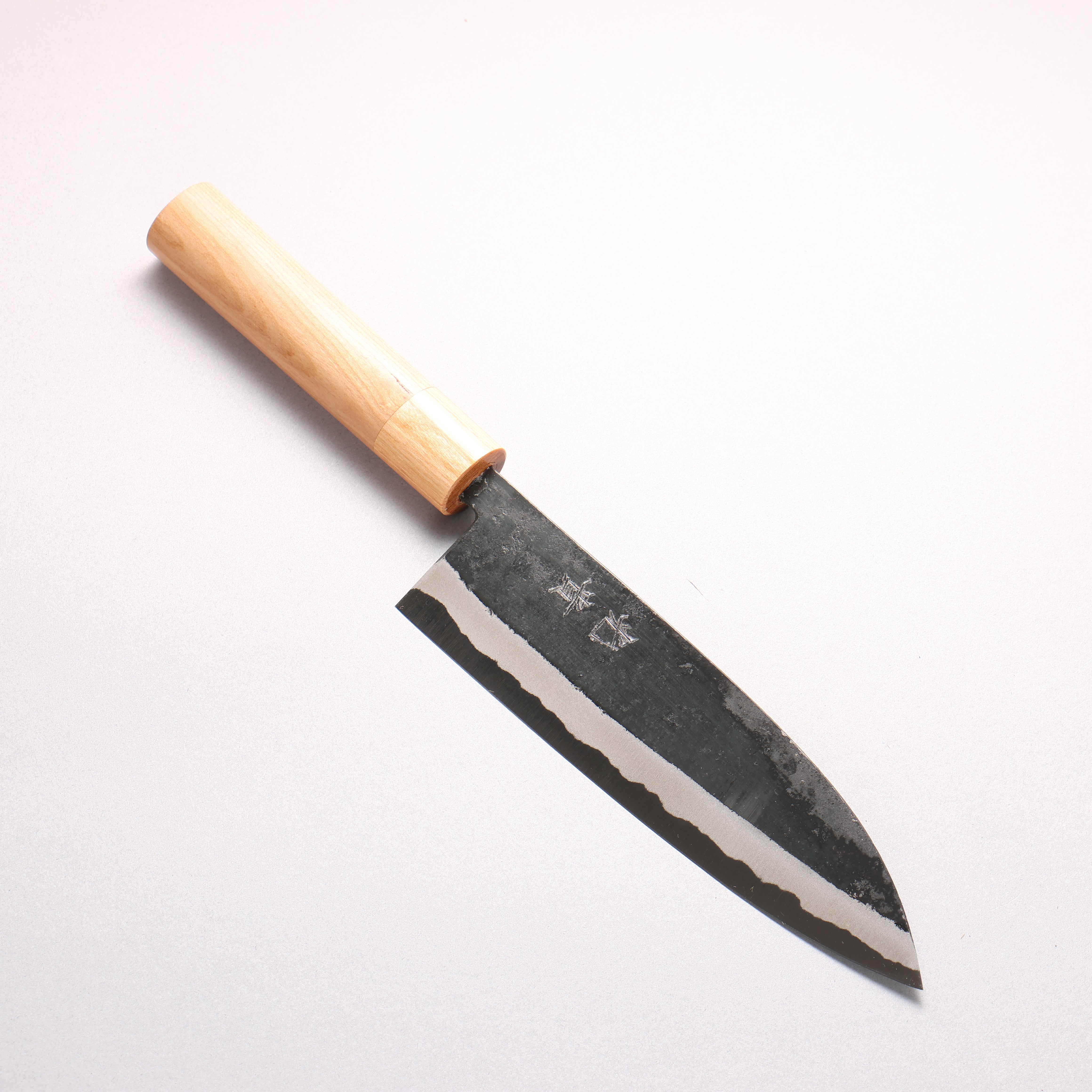 光貴 青鋼二號 黑打 三德刀 180mm 美國櫻桃木 握把