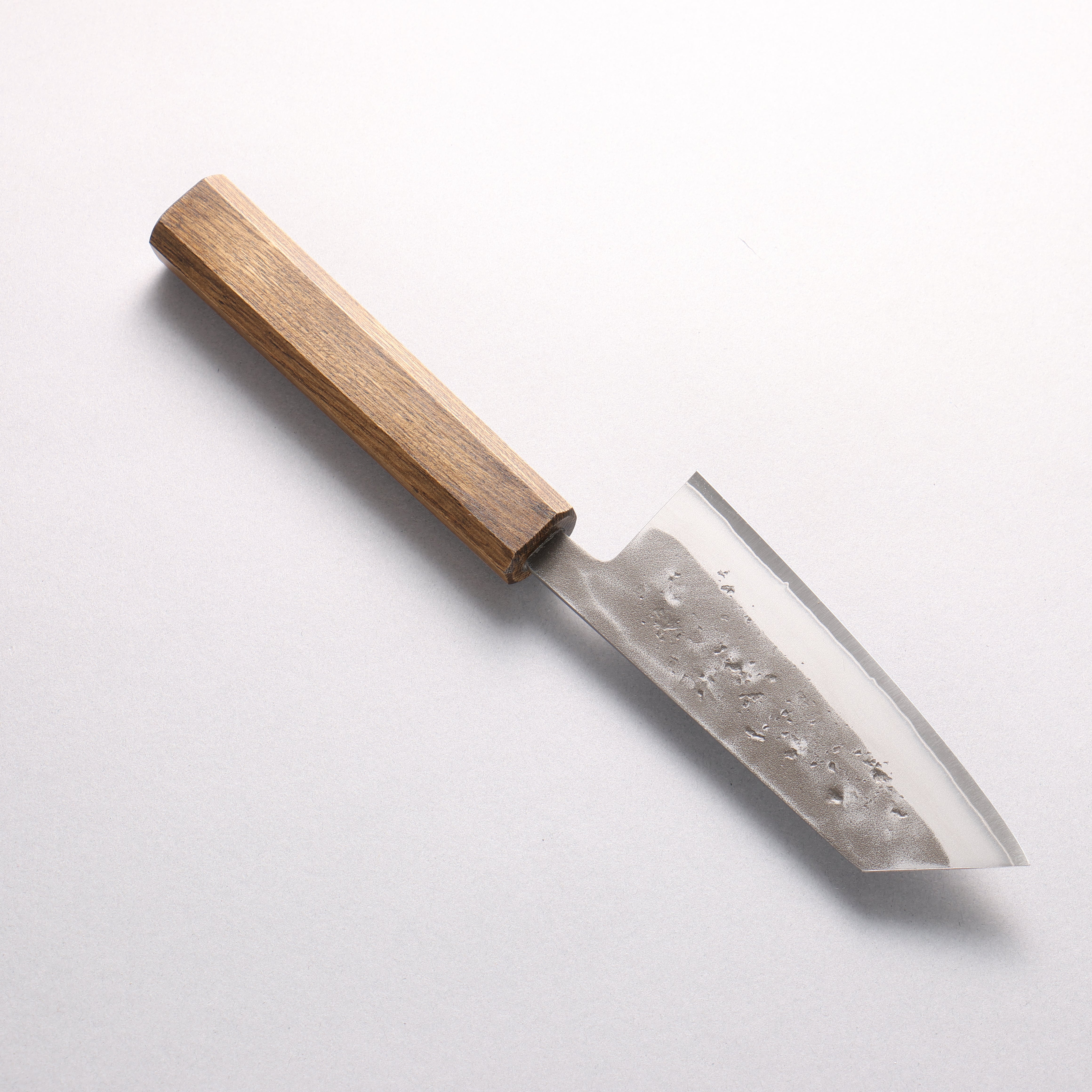 翁流 SLD 鋼 梨地 小文化刀 125mm 櫧木(煙黑) 握把