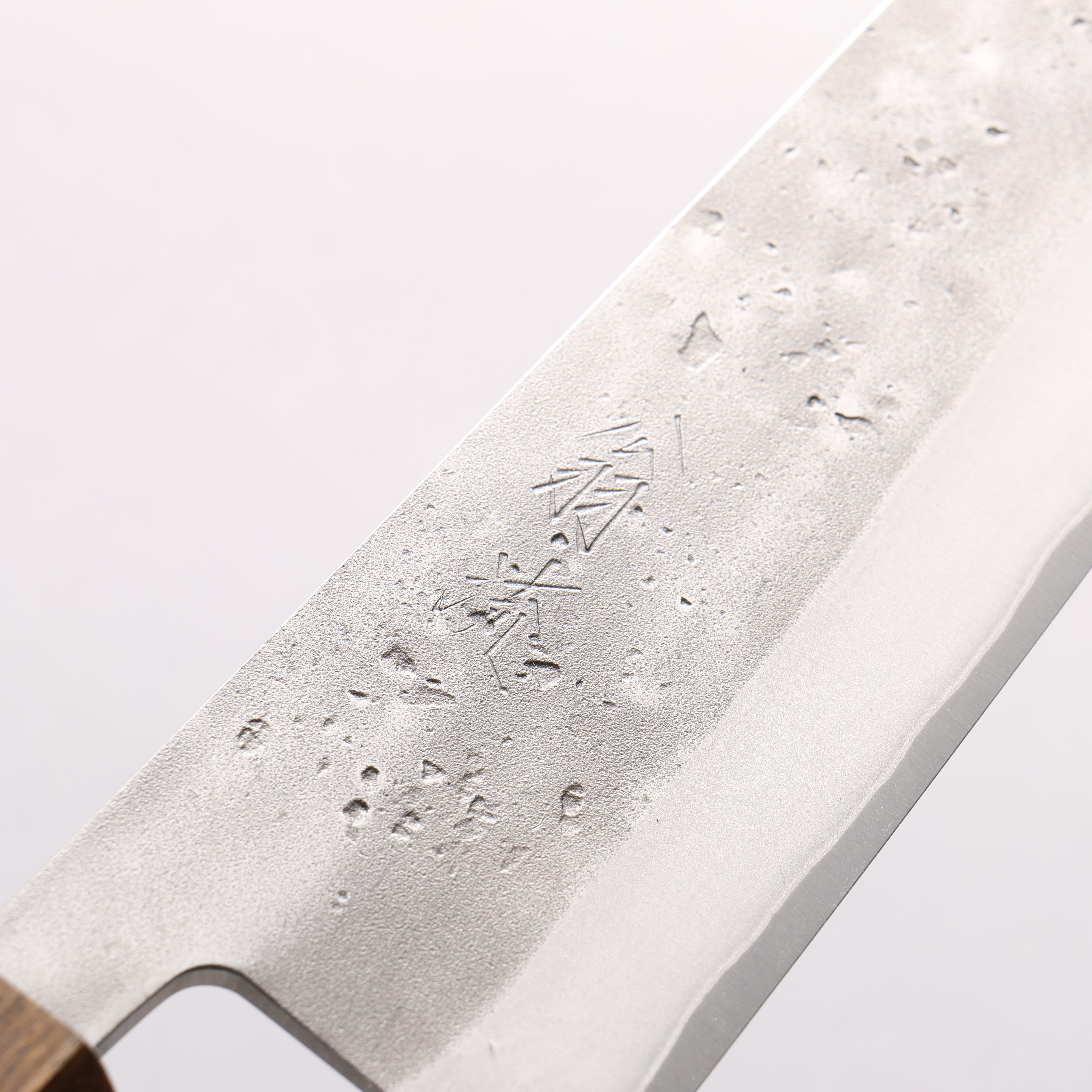 翁流 SLD 鋼 梨地 文化刀 170mm 櫧木(煙黑) 握把