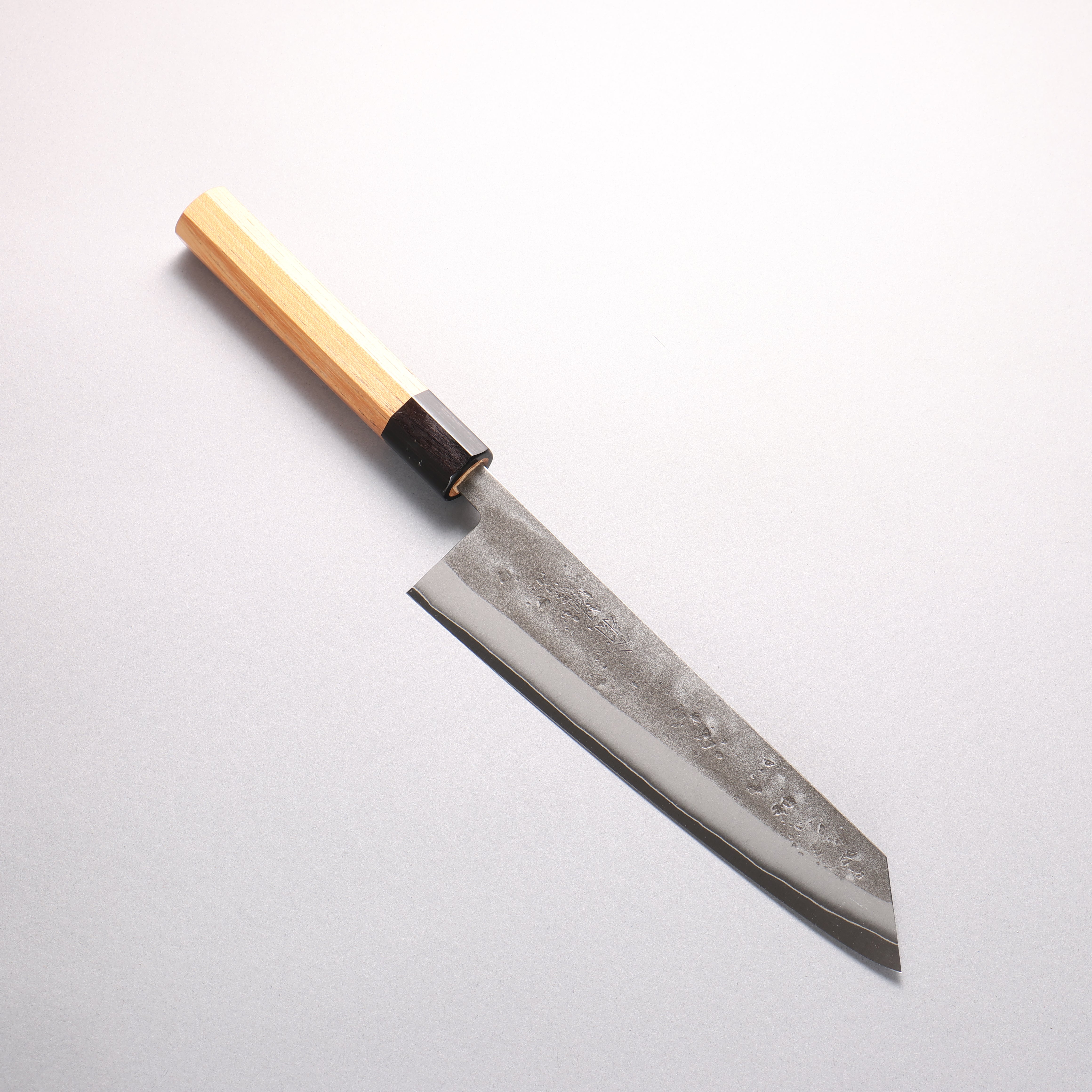 翁流 SLD 鋼 梨地 切付牛刀 200mm 欅木(口輪:綠色合板) 握把