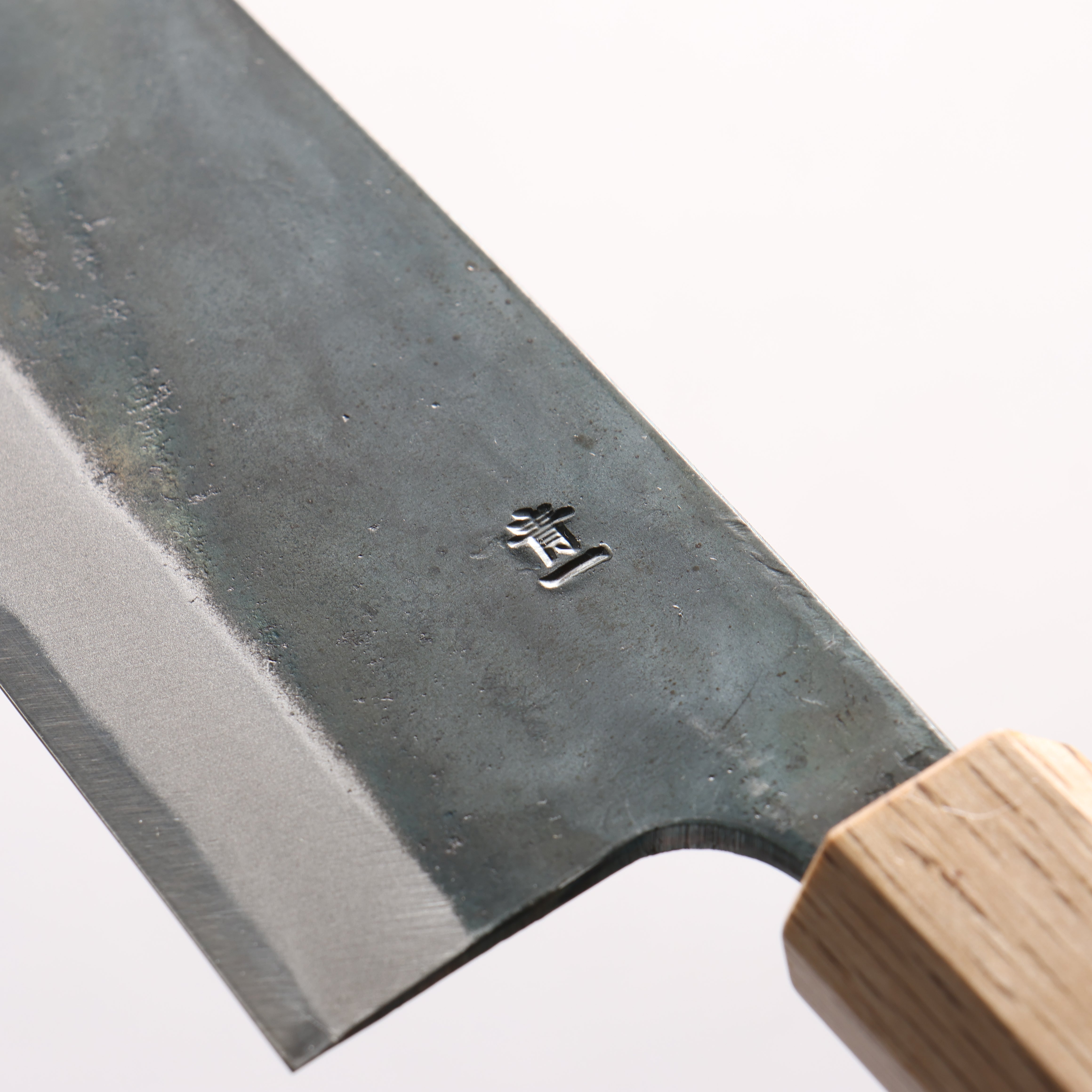 清助 青鋼一號 黑打 切付牛刀 240mm 紫檀木(口輪:樫) 握把