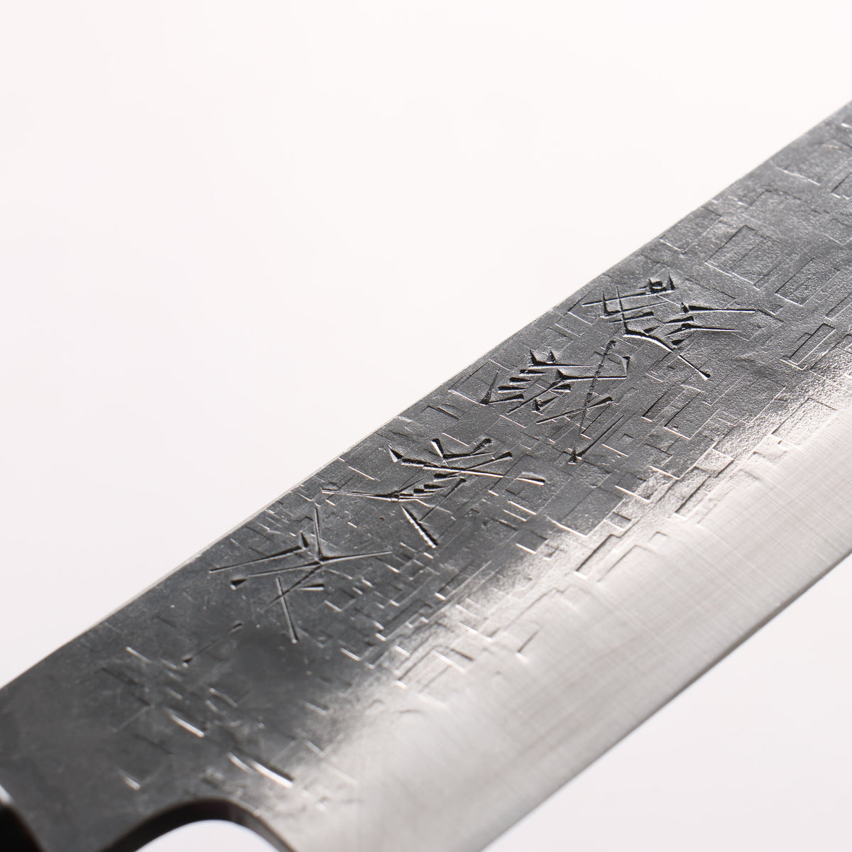 田中 誠貴 青鋼二號 黑打 鎚目 (角) 小三德刀 150mm 核桃木 握把 - 清助刃物
