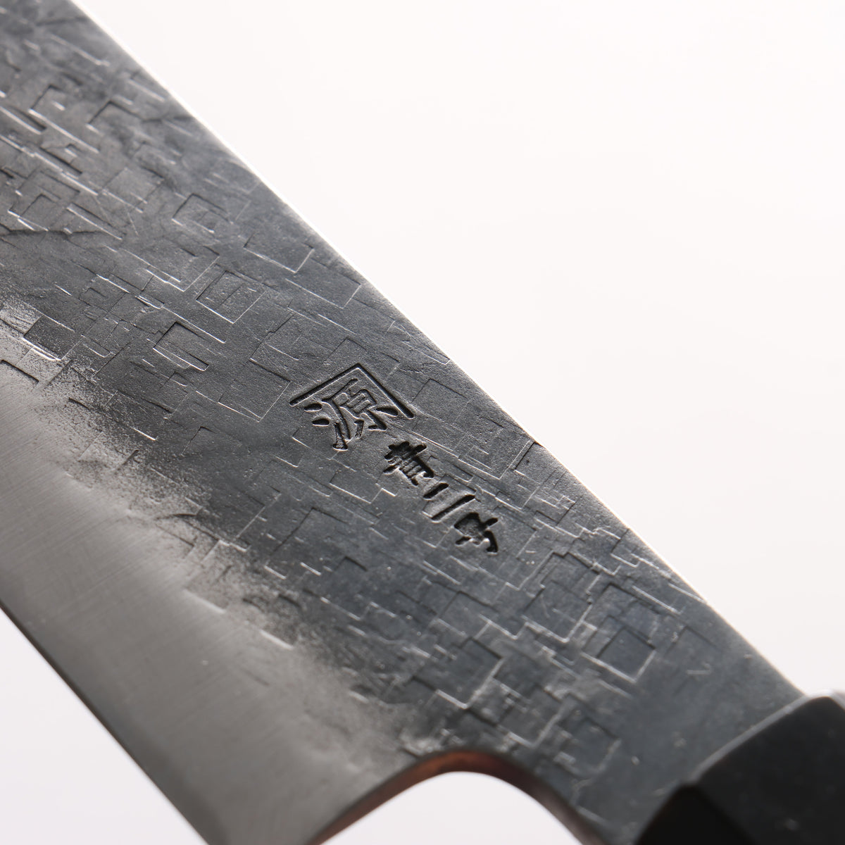 田中 誠貴 青鋼二號 黑打 鎚目 (角) 小三德刀 150mm 核桃木 握把 - 清助刃物