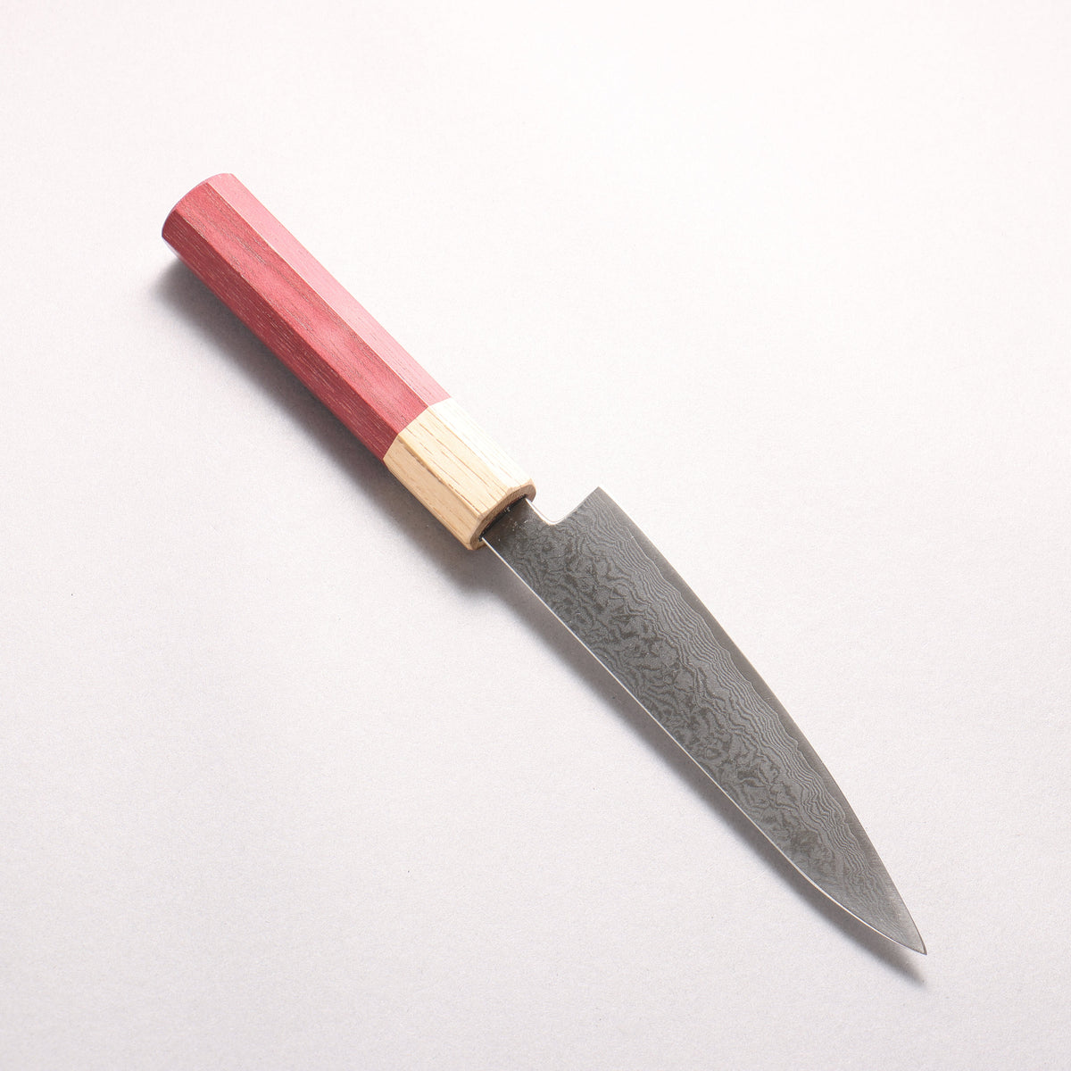 Fukube VG10 16層大馬士革紋 多用途小刀 135mm 紫心木 握把 - 清助刃物
