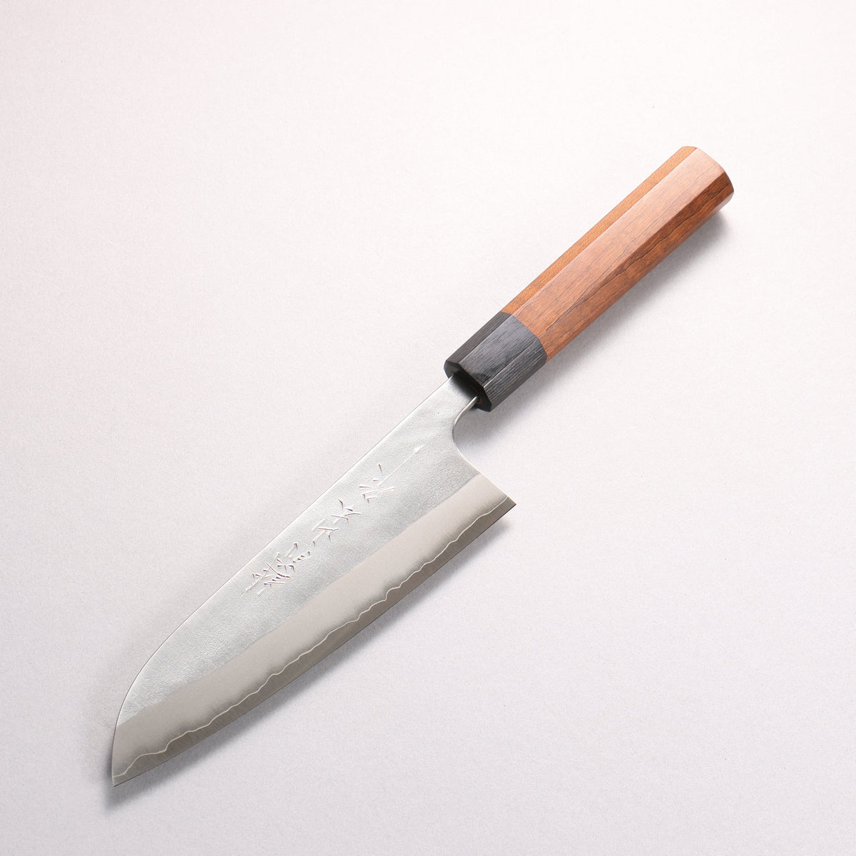 山本 直 銀三鋼 梨地 三德刀 165mm 楓木 握把
