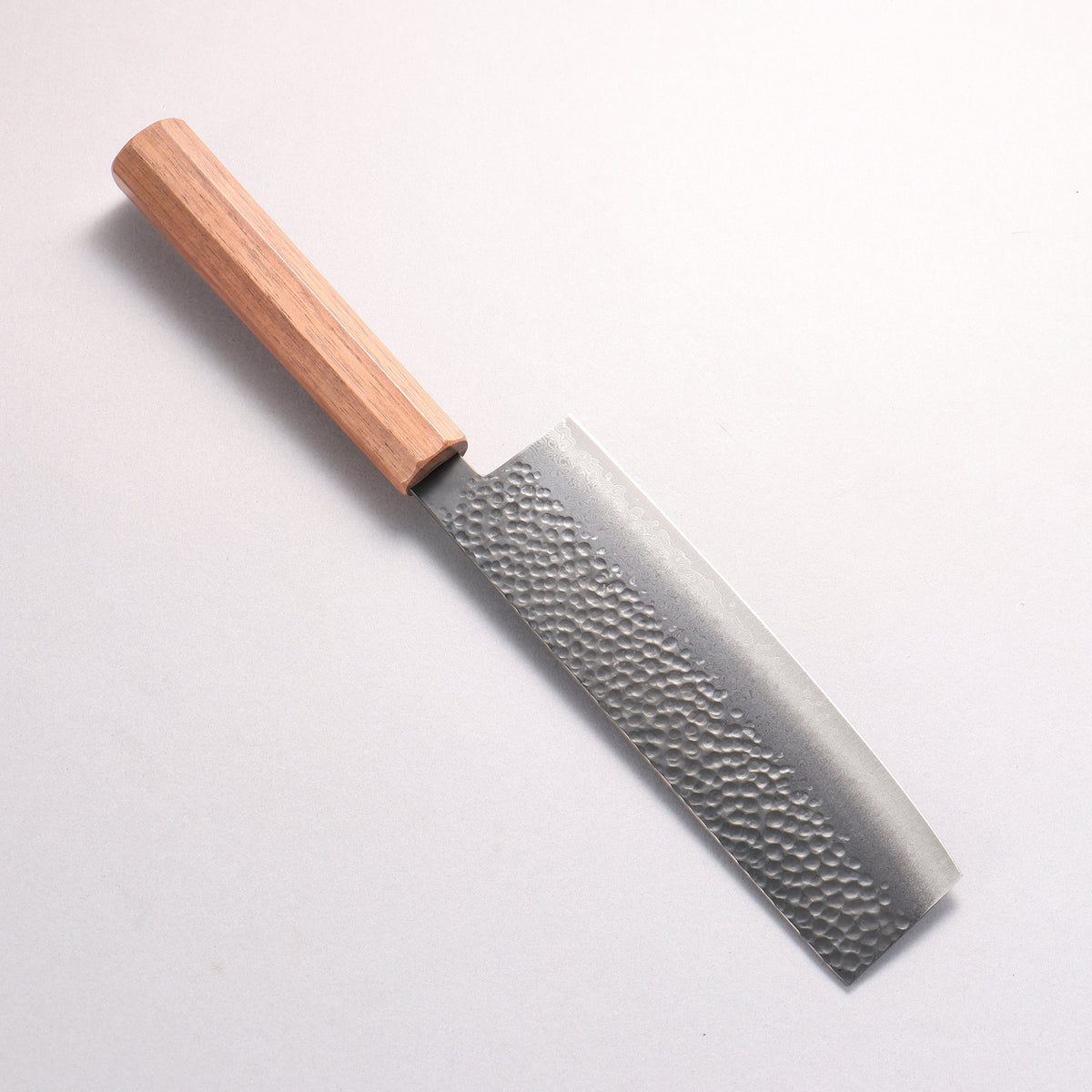 翁流 VG10 鎚目 大馬士革紋 黑染 菜切 170mm 核桃木 握把