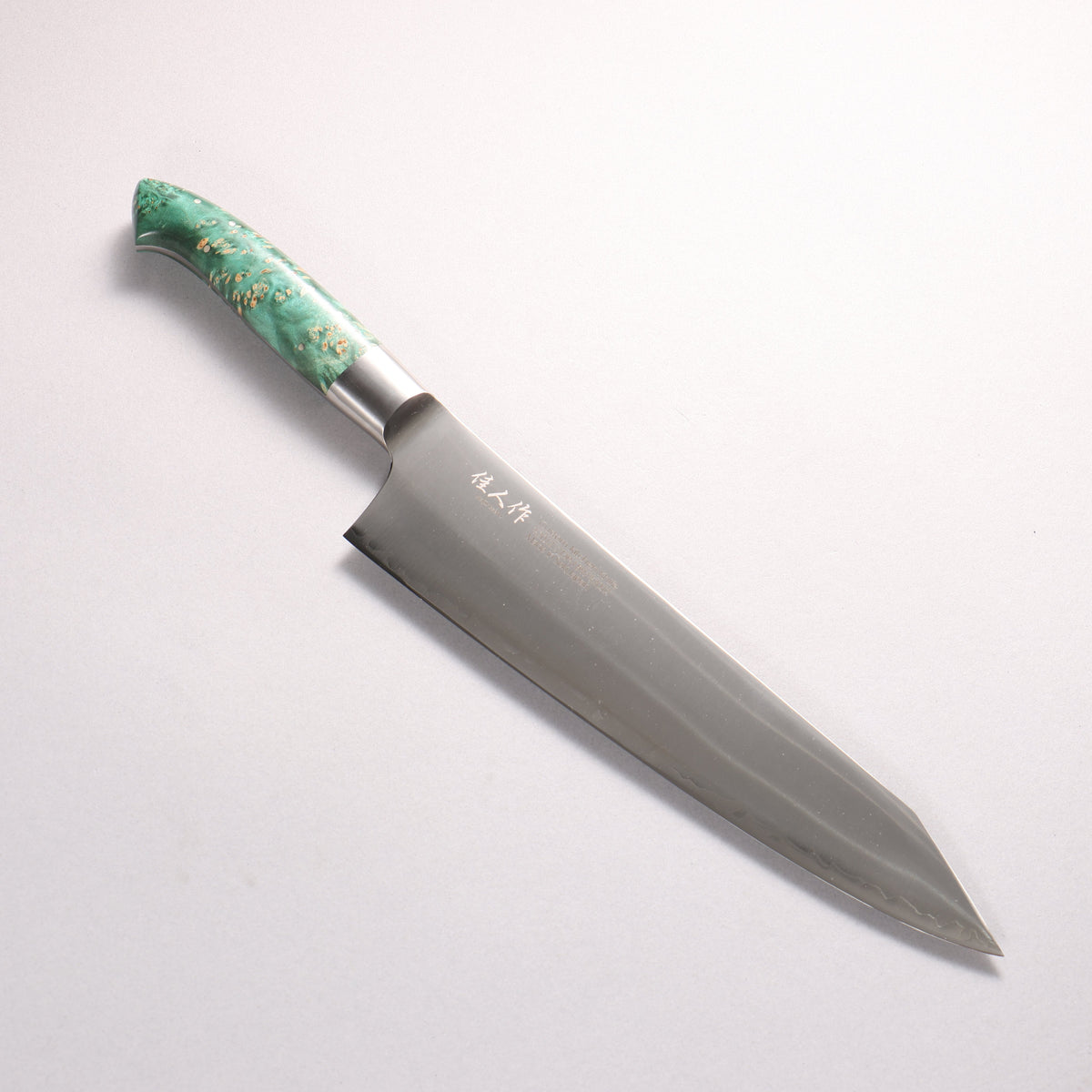 佳人 ZDP189 3層 切付牛刀 240mm 穩定木 握把