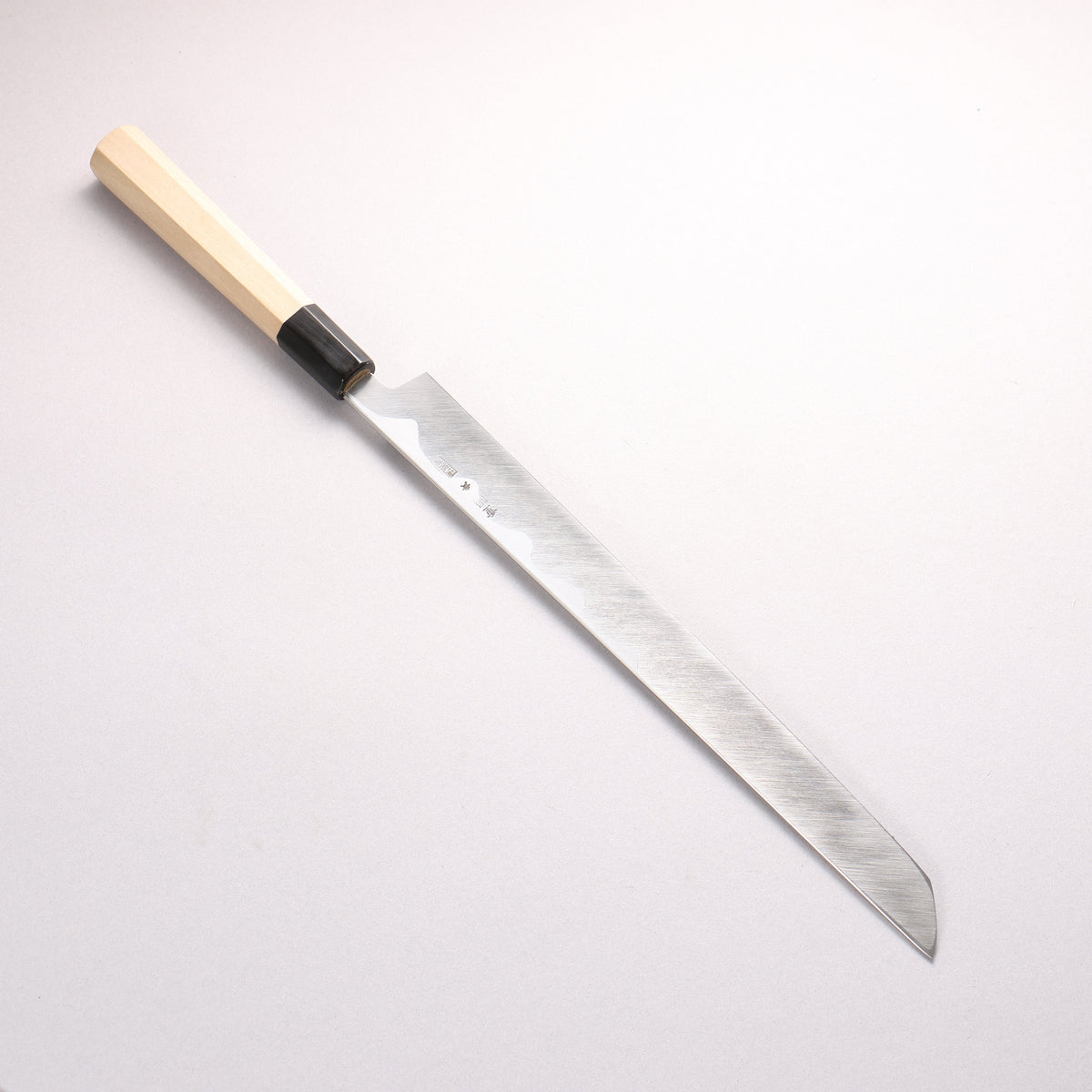 重陽 青鋼一號 鏡面處理 先丸蛸引 300mm 木蘭 握把 - 清助刃物