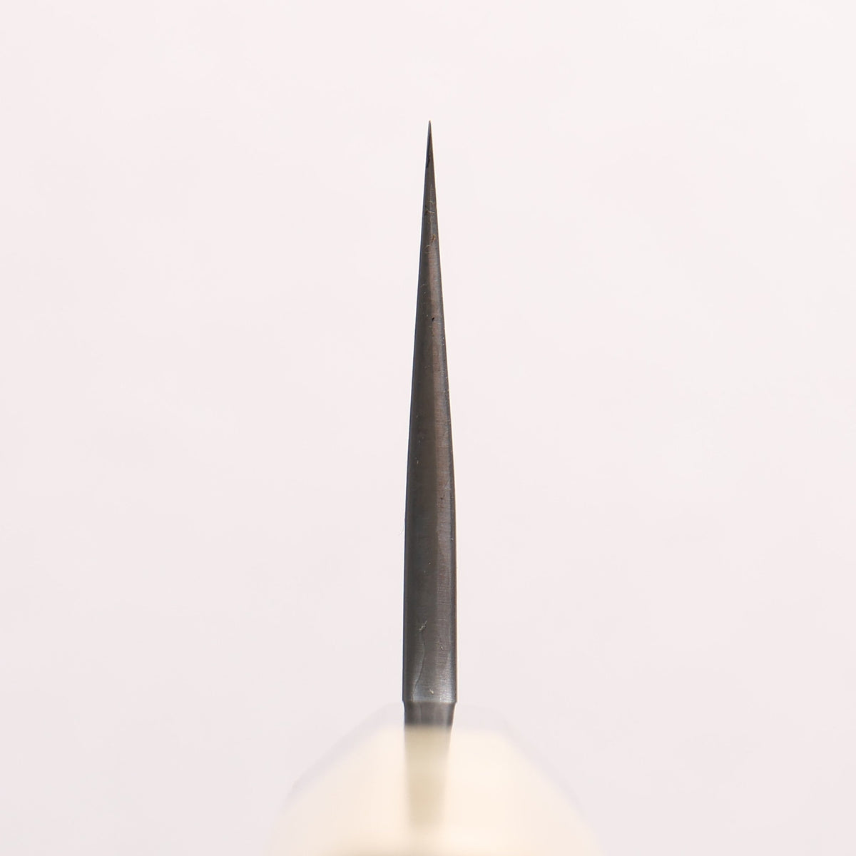 菊月 白鋼二號 霞研 切付三德刀 150mm 木蘭(口輪:水牛角) 握把 - 清助刃物