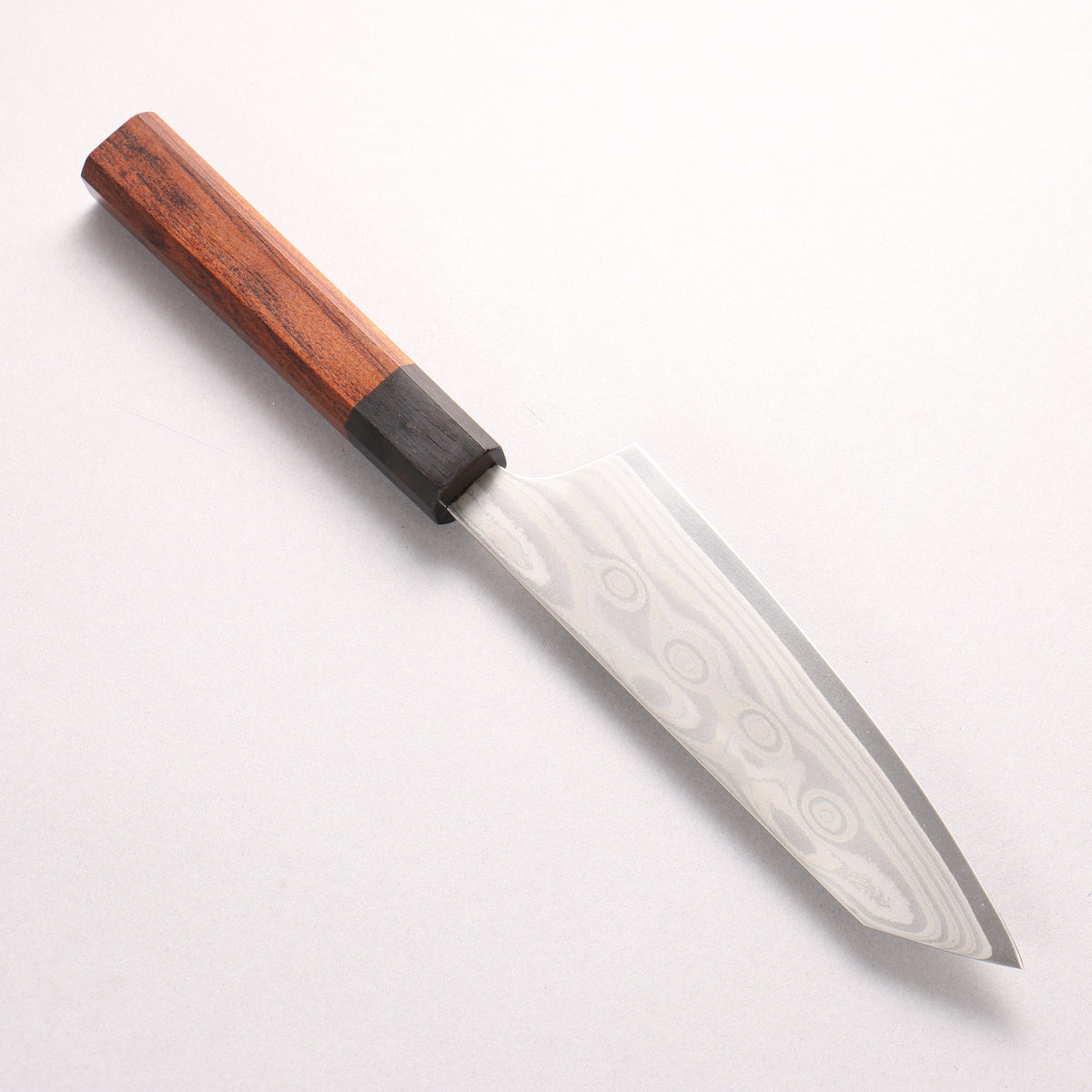 堺 孝行 大廚系列 波紋 Böhler SP 鋼 45層大馬士革紋 劍型三德刀 160mm 紫檀木(口輪:黑合成木) 握把