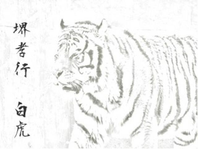堺 孝行 白虎 白鋼一號 切付柳刃 330mm 黑檀握把 附刀鞘 - 清助刃物
