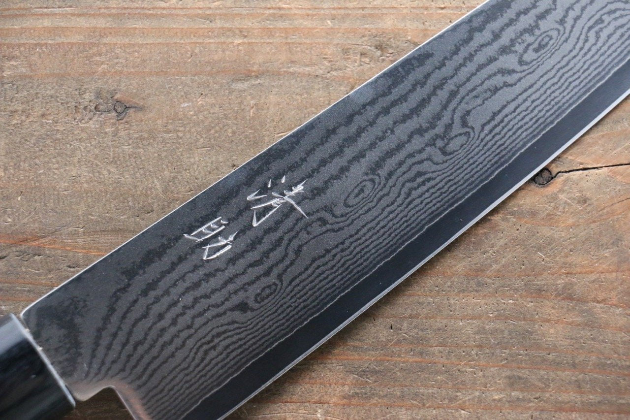 清助 VG10 63層大馬士革紋 牛刀 240mm 櫻桃木 握把 - 清助刃物