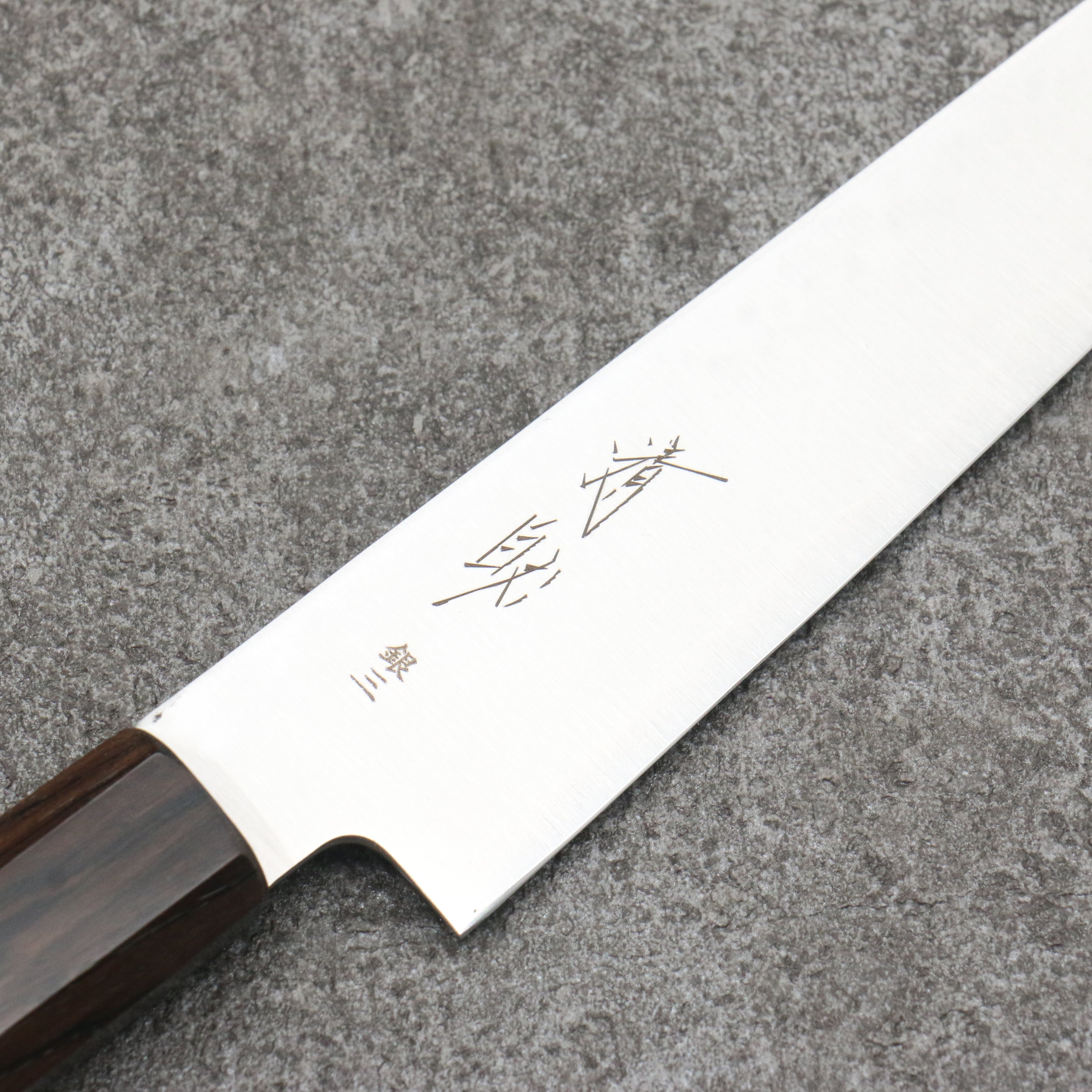 清助 銀三鋼 切付多用途小刀 150mm 黑檀 握把 - 清助刃物