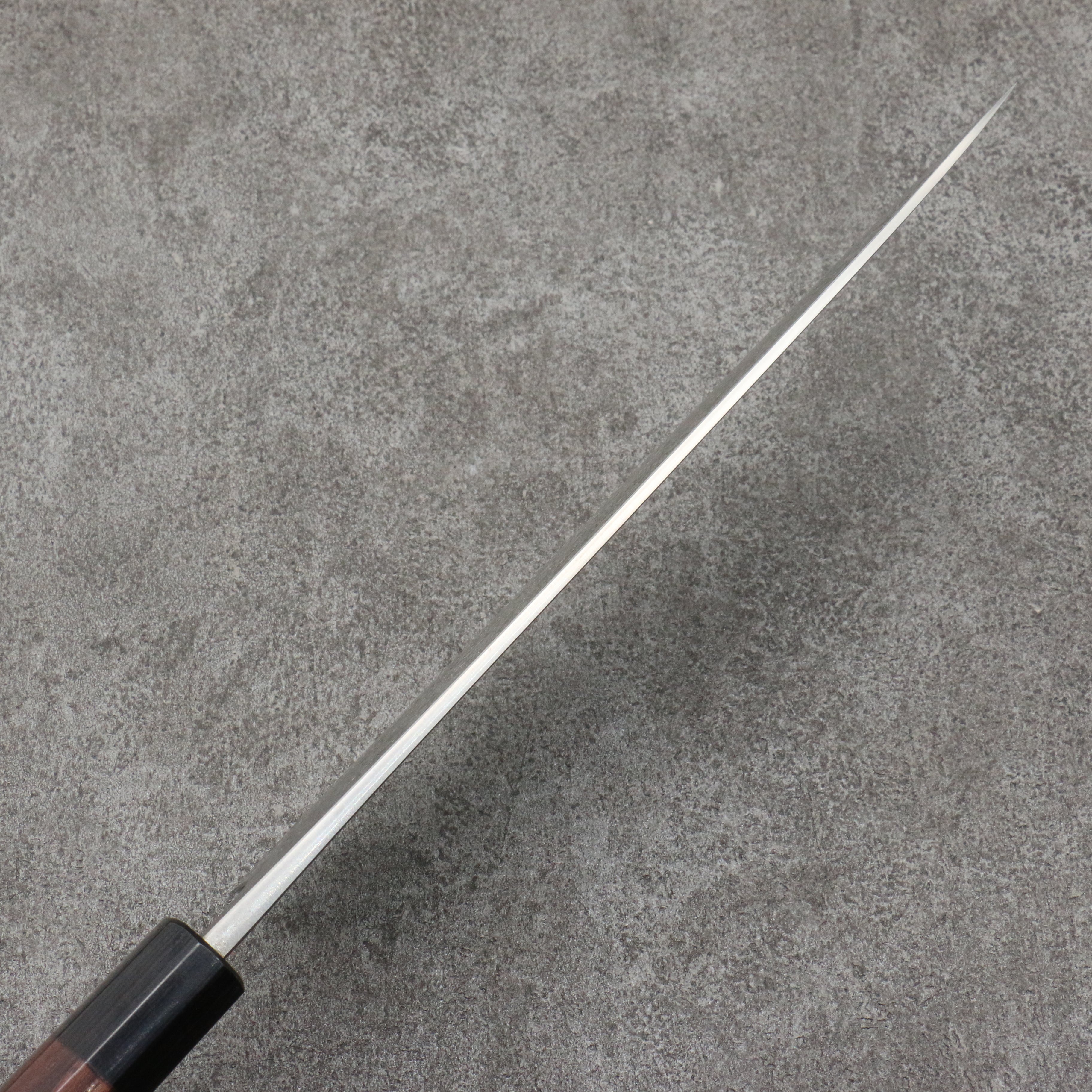 山本 直 VG10 黑色大馬士革紋 牛刀 日本刀 240mm 紫檀木 握把 - 清助刃物