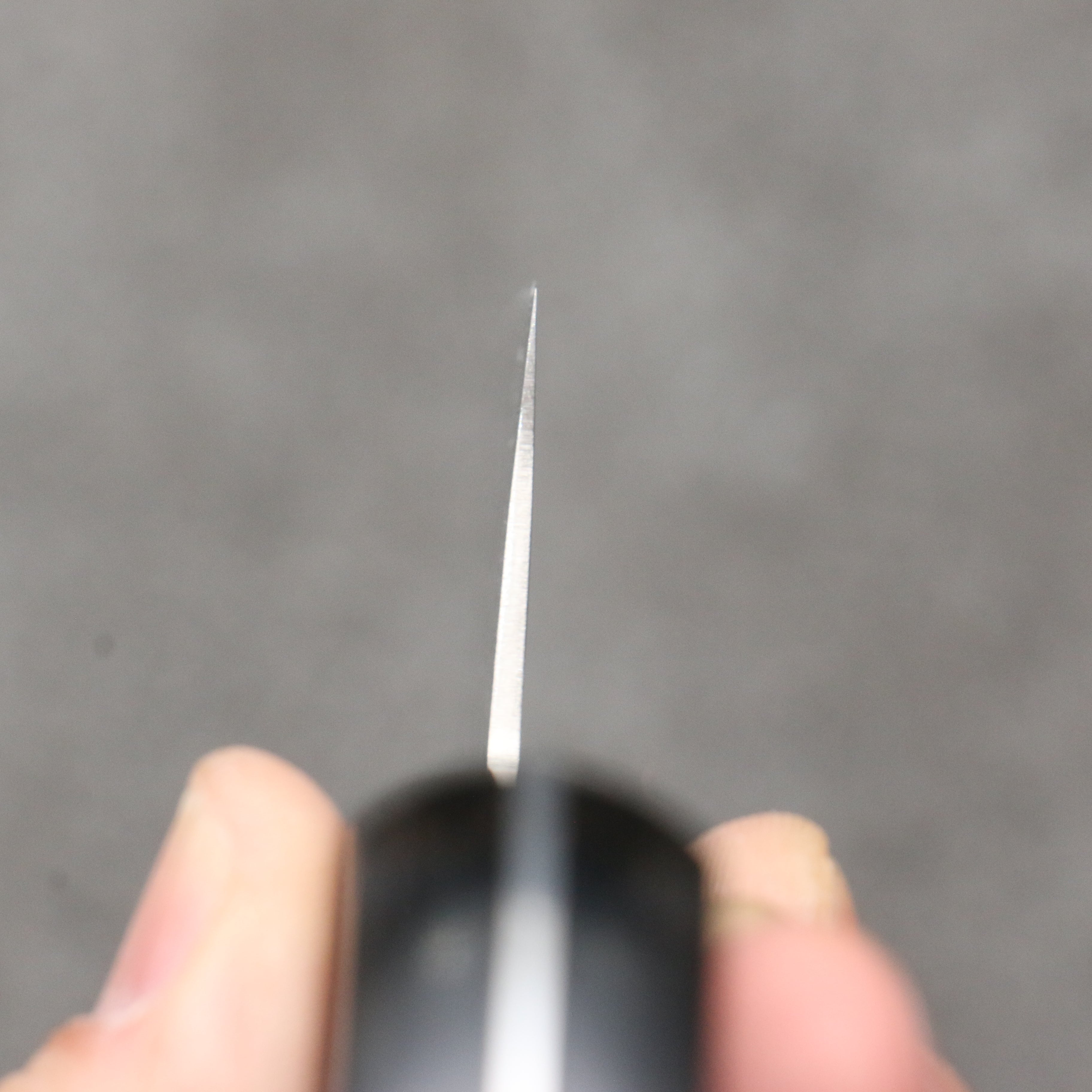 清助 鏡子2 AUS10 鏡面處理 大馬士革紋 三德刀 180mm 黑合成木 握把 - 清助刃物