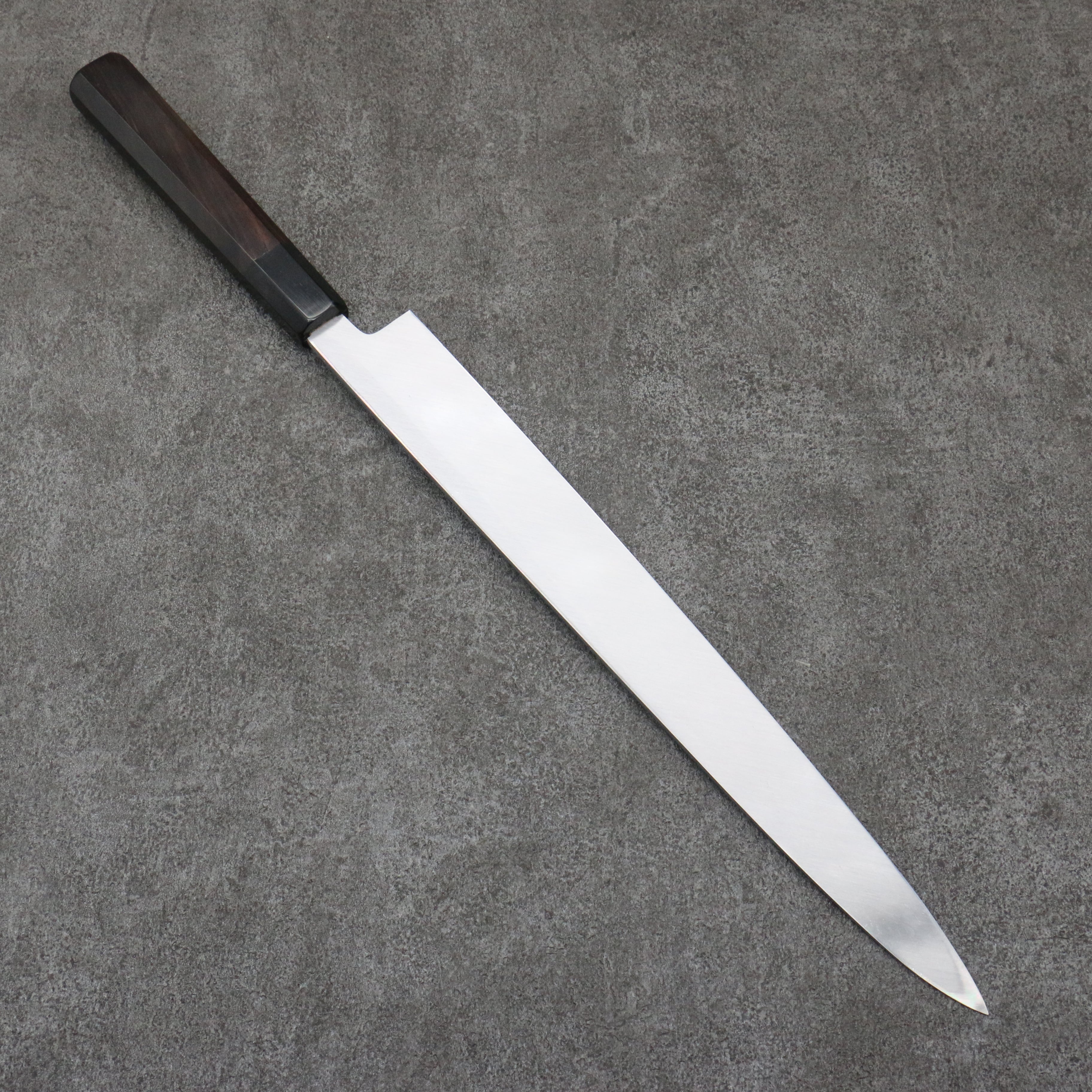 鐵泉 田中作 Tamahagane 柳刃 315mm 黑檀 握把 附刀鞘 - 清助刃物