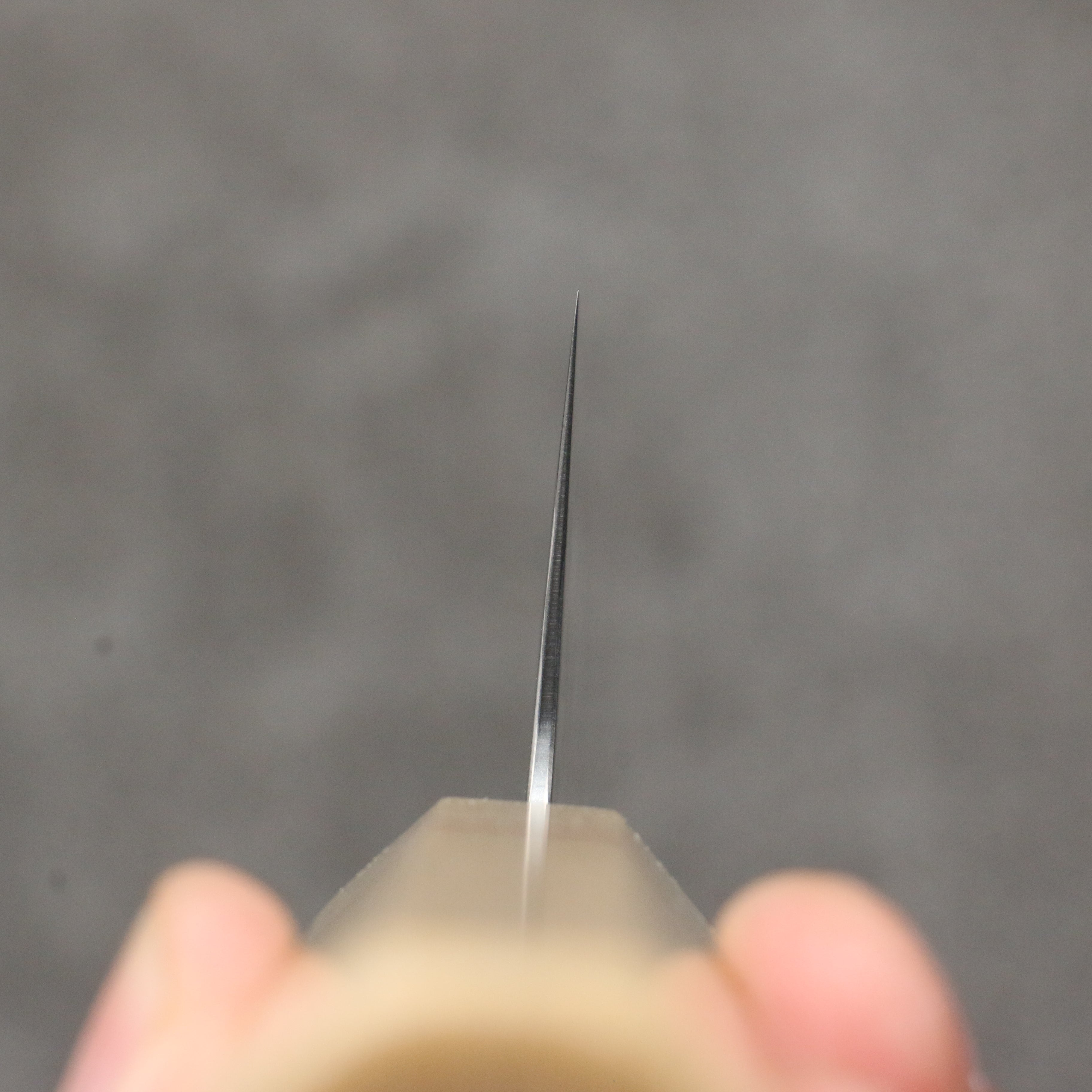 清助 VG10 大馬士革紋 切付牛刀 210mm 白米卡塔(樹脂複合材料) 握把 - 清助刃物