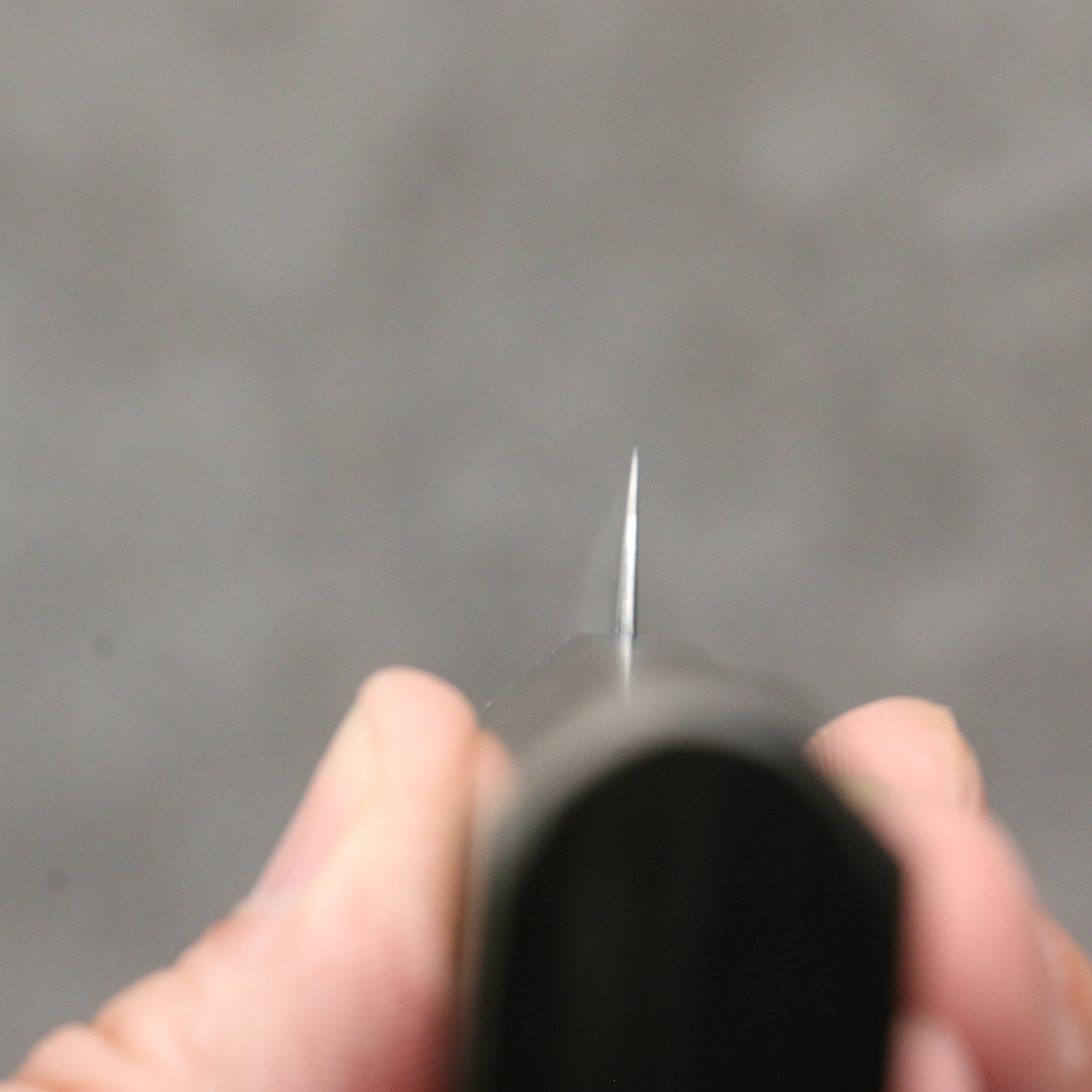 寬丈 VG10 大馬士革紋 多用途小刀 150mm 灰色合成木 握把 - 清助刃物