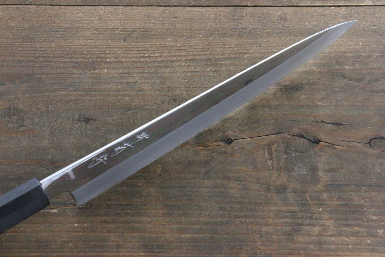 堺 菊守 VG10 鏡面處理 筋引 240mm 黑檀握把 - 清助刃物