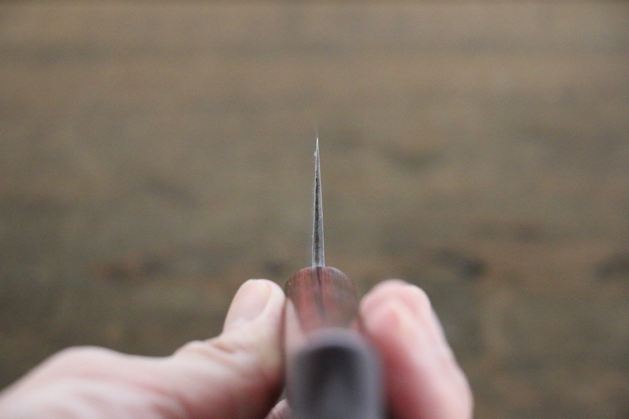 田中 誠貴 VG10 17層 大馬士革紋 三德刀 165mm 紅合成木 握把 - 清助刃物