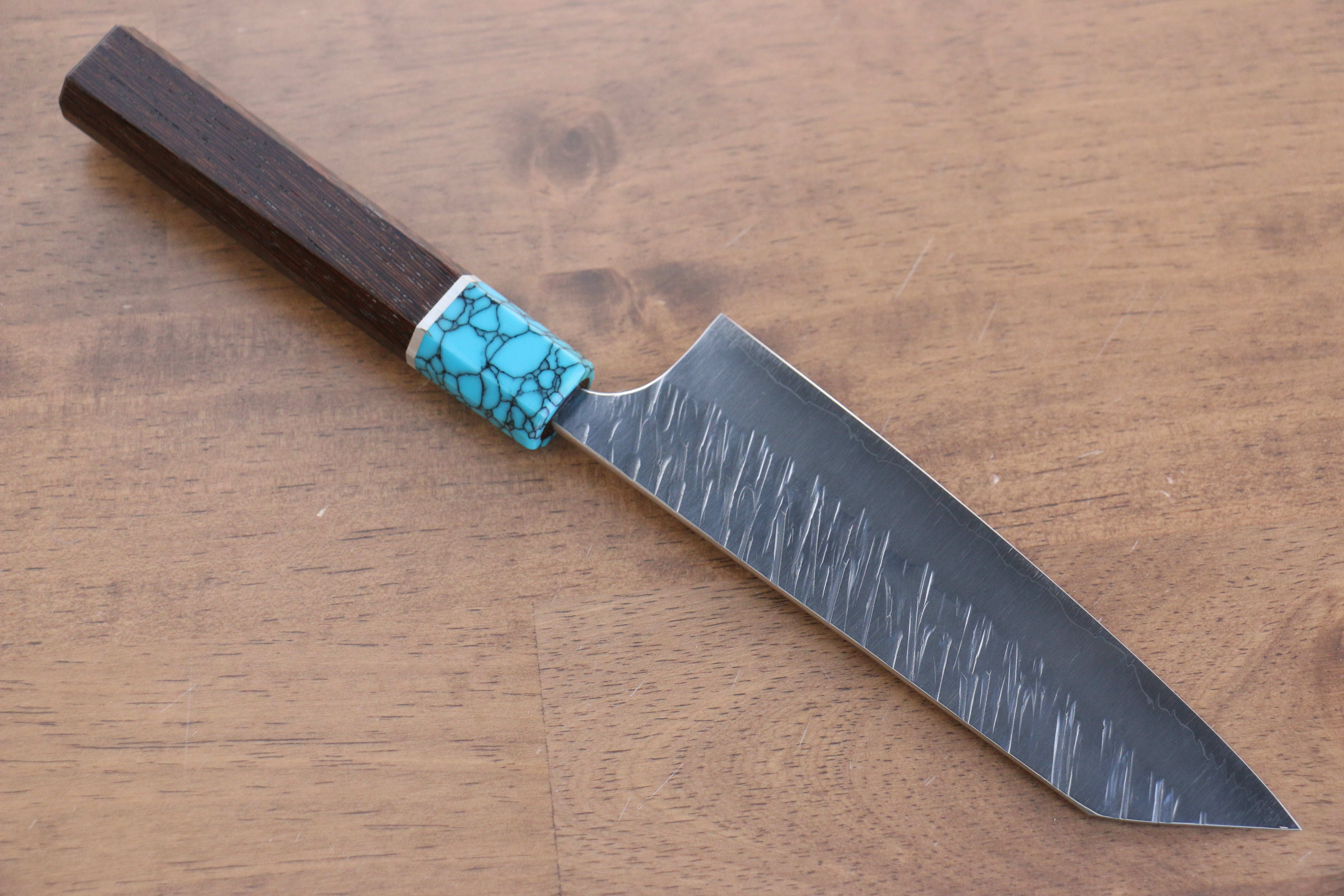 黑崎 優 風神 SG2 鎚目 大馬士革紋 小文化刀 140mm 雞翅木 握把 - 清助刃物