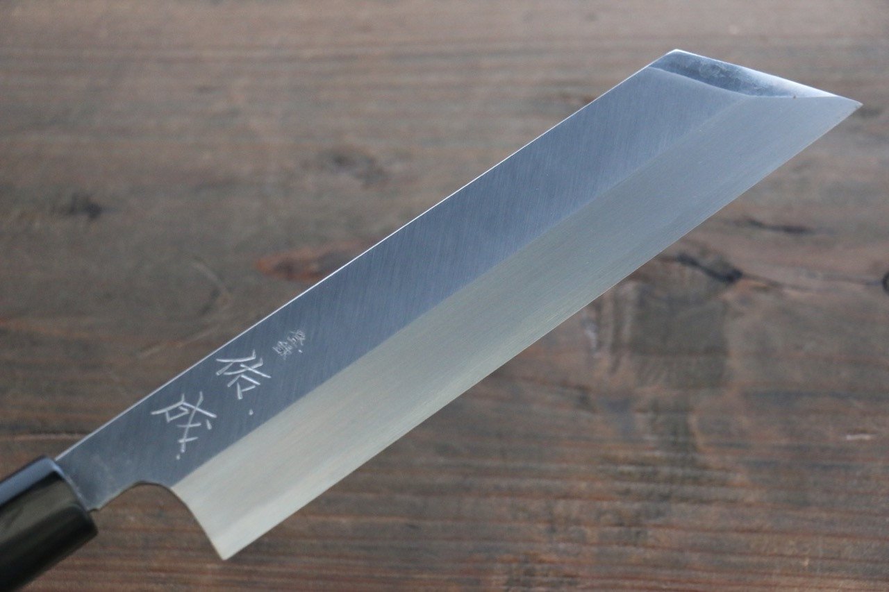 佑成 白鋼二號 本霞 Mukimono 剝物刀 180mm 木蘭握把 - 清助刃物