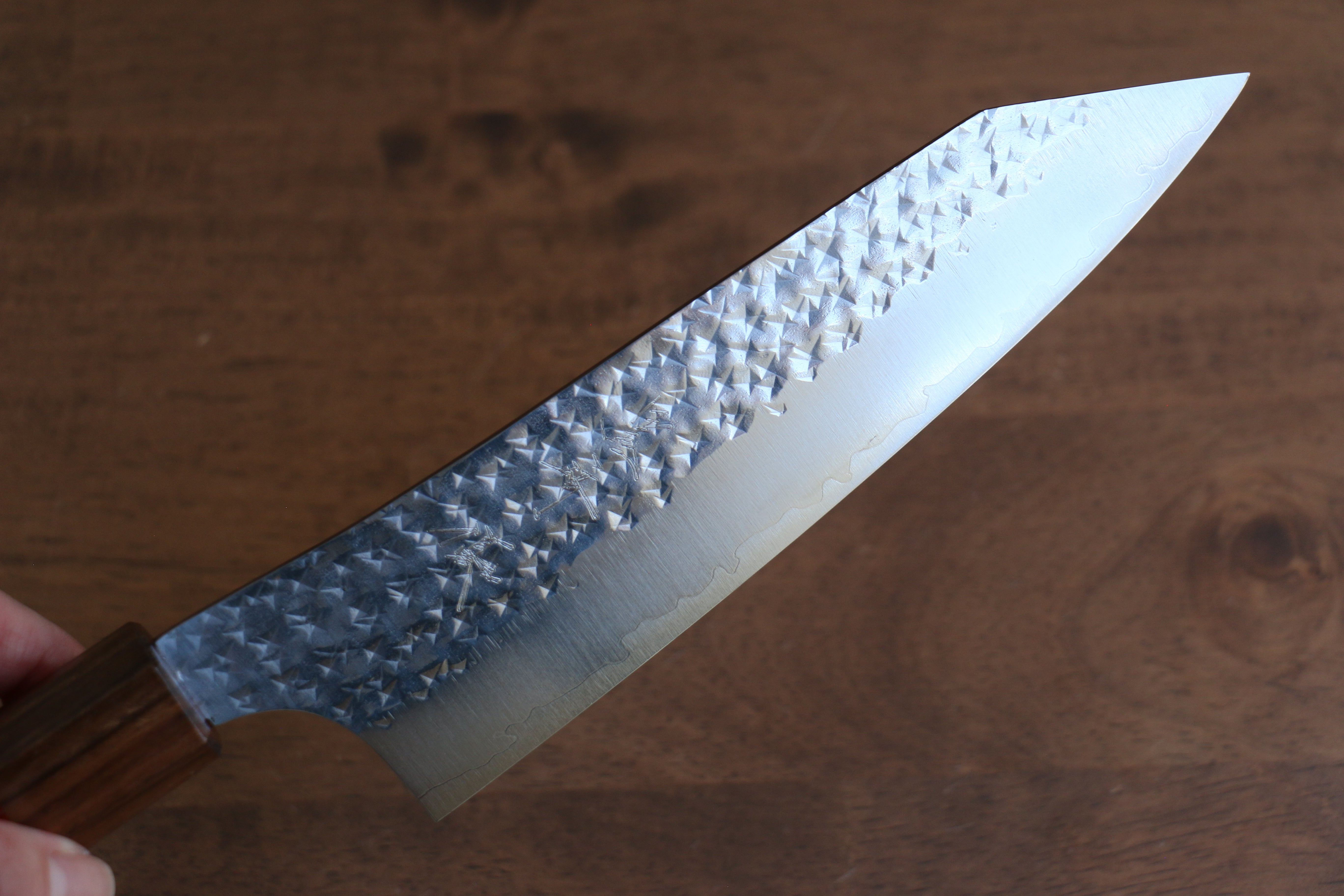 黑崎 優 閃光 銳 SG2 鎚目 文化刀 165mm 紅花梨木 握把 - 清助刃物