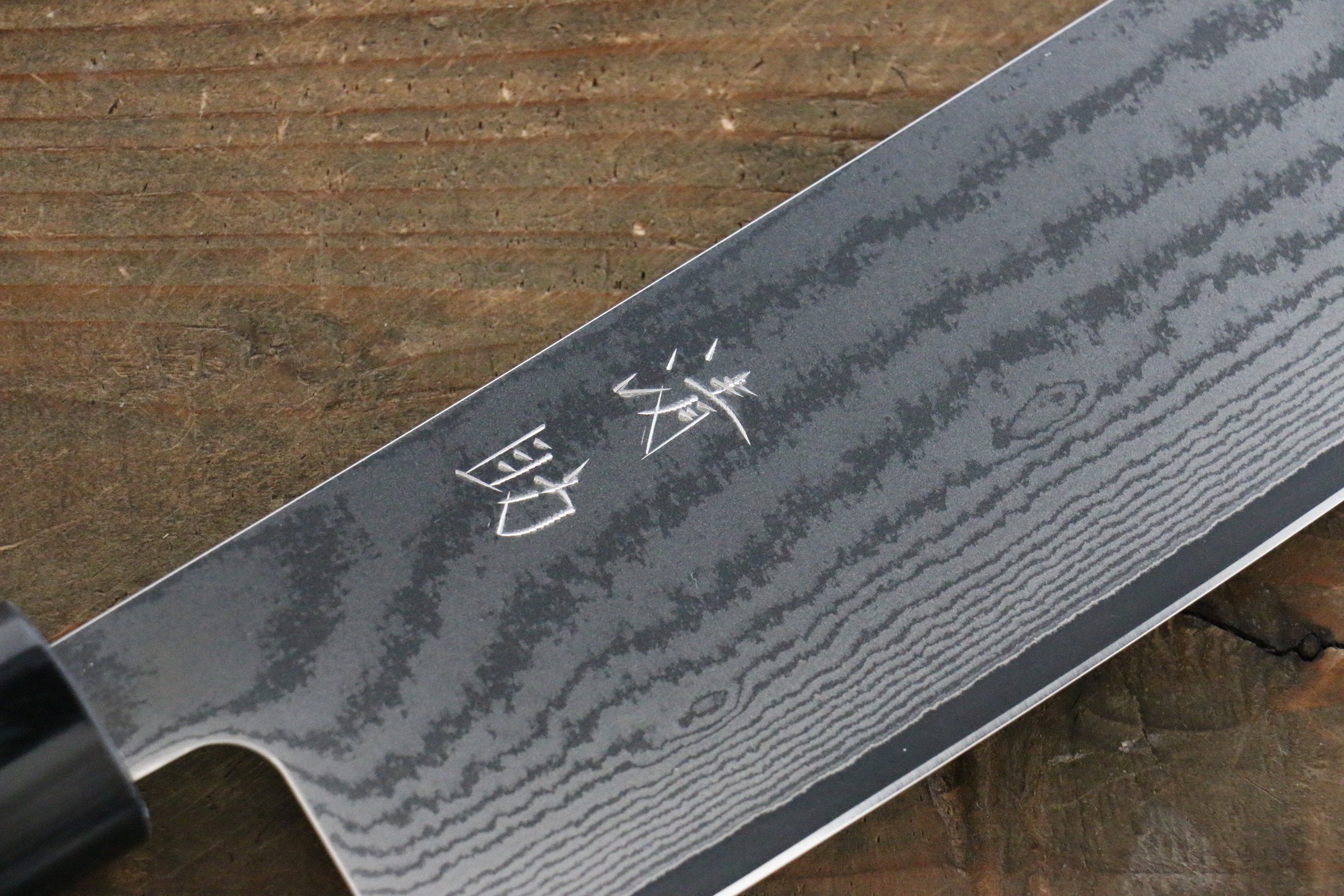 清助 VG10 63層大馬士革紋 薄刃 165mm 紫檀木 握把 - 清助刃物