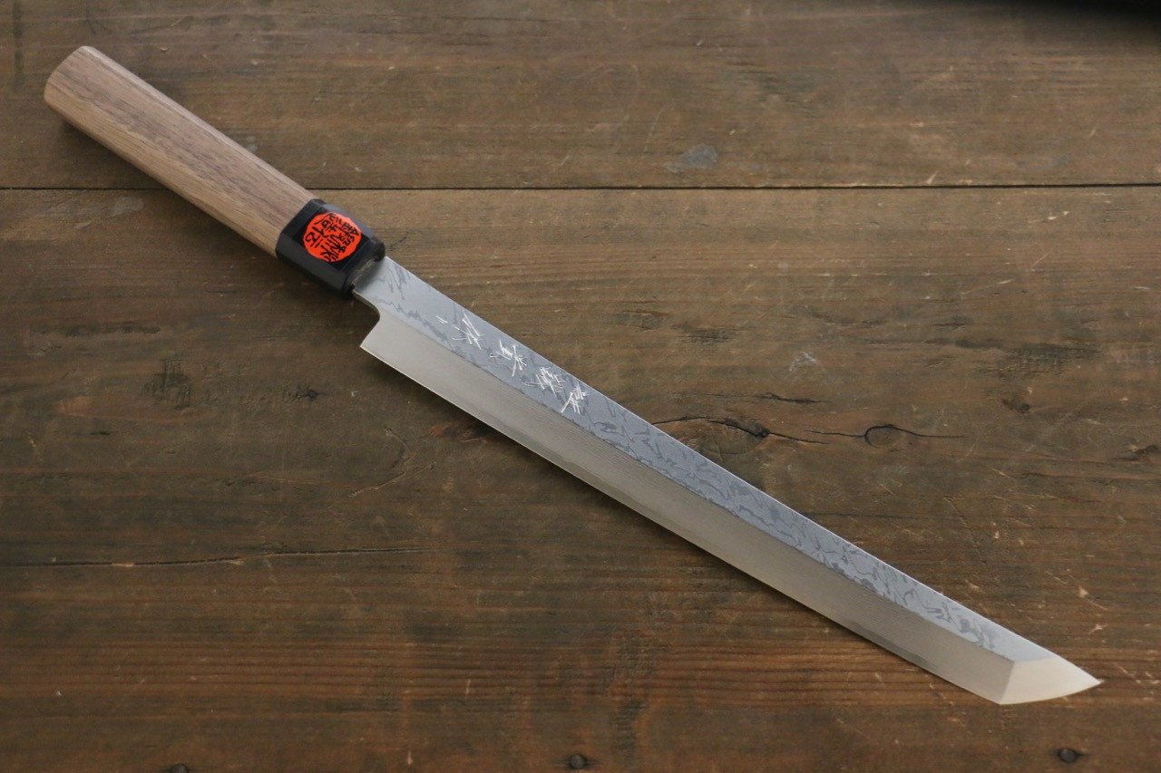 田中 誠貴 VG10 先丸蛸引 270mm 核桃木握把 - 清助刃物