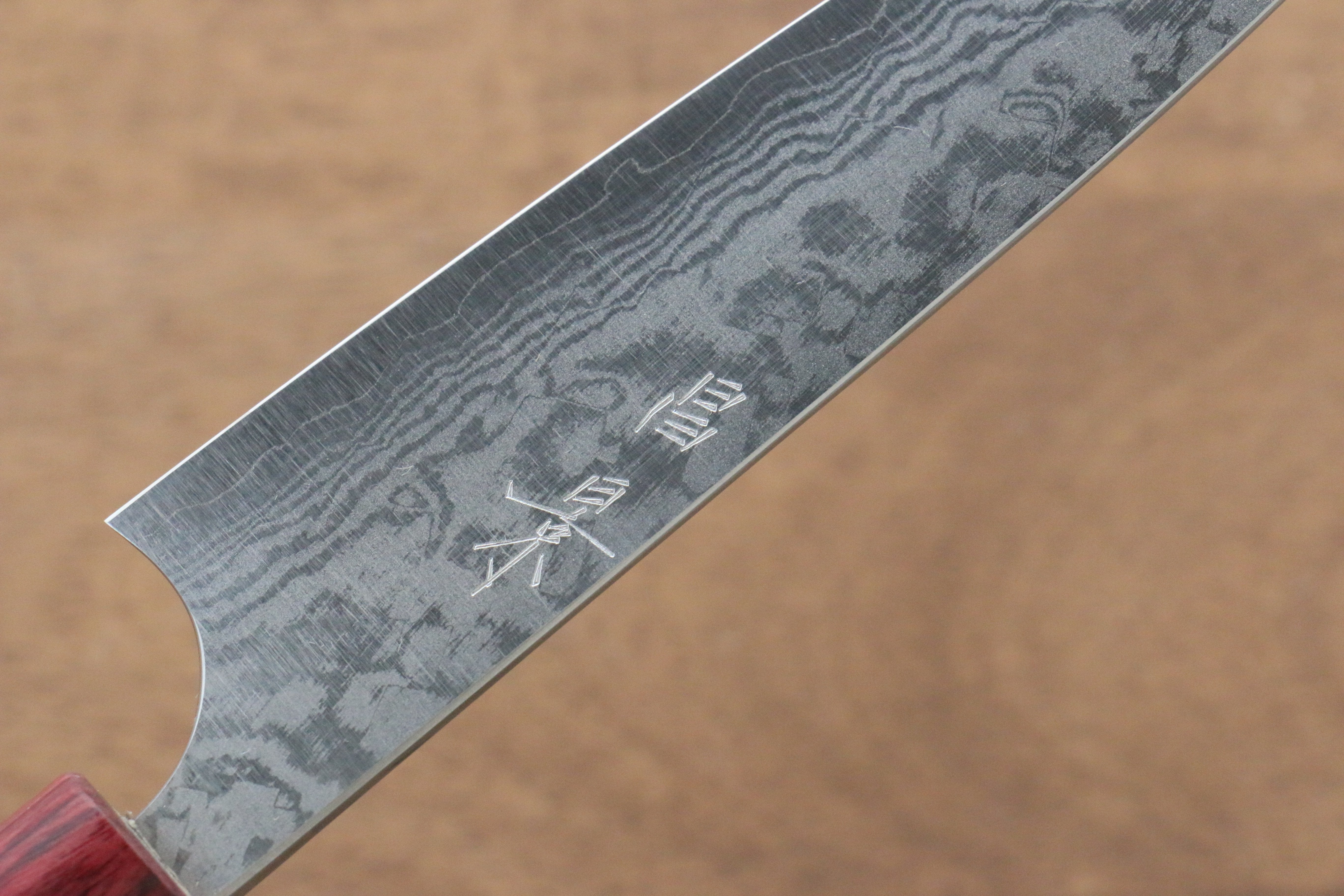 昌景 霧 VG10 大馬士革紋 多用途小刀 120mm 木蘭 握把 - 清助刃物