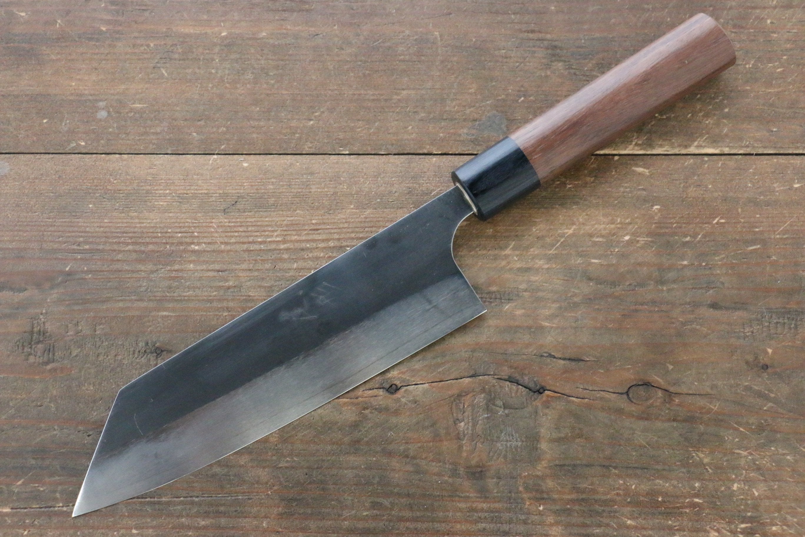 尾形 峻吾 SG2 黑打 黑打 文化刀 180mm 紫檀木 握把 - 清助刃物