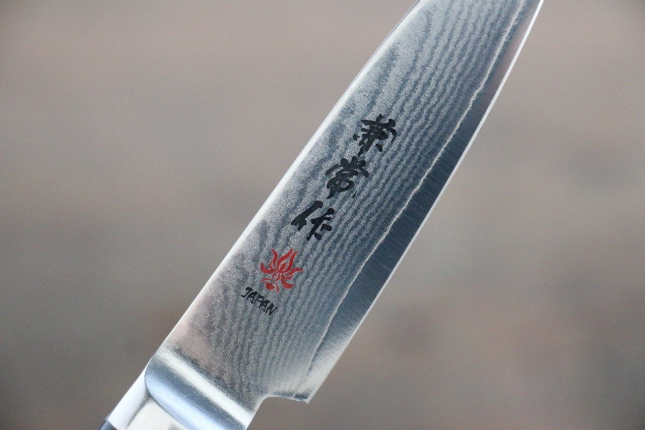 兼常 VG10 33層 大馬士革紋 多用途小刀 80mm 塑膠握把 - 清助刃物