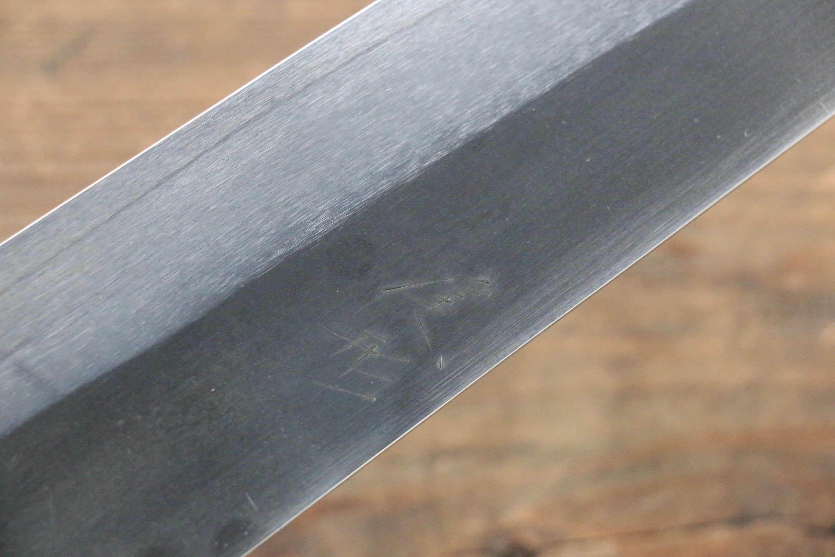 尾形 峻吾 SG2 黑打 黑打 文化刀 180mm 紫檀木 握把 - 清助刃物