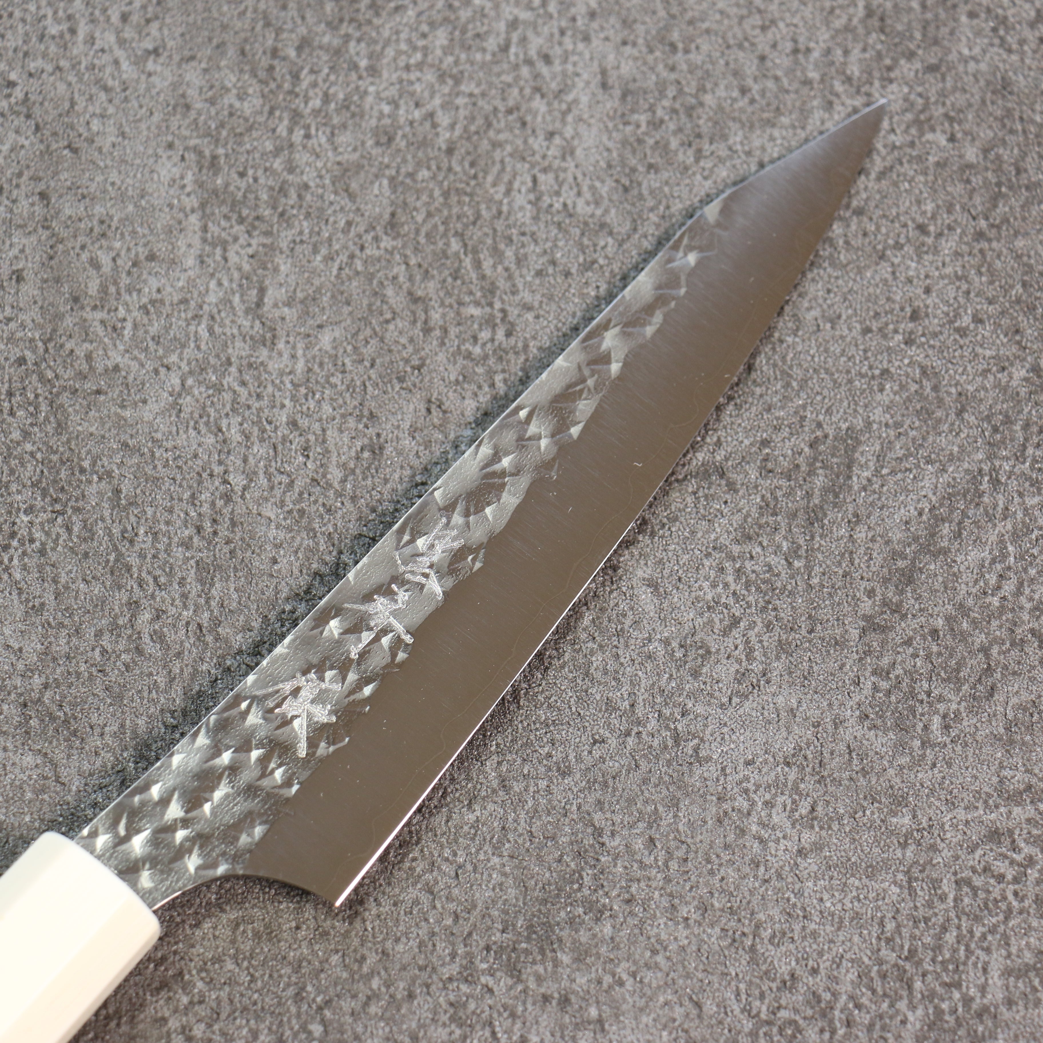 黑崎 優 閃光 銳 SG2 鎚目 多用途小刀 130mm 核桃木 握把 - 清助刃物