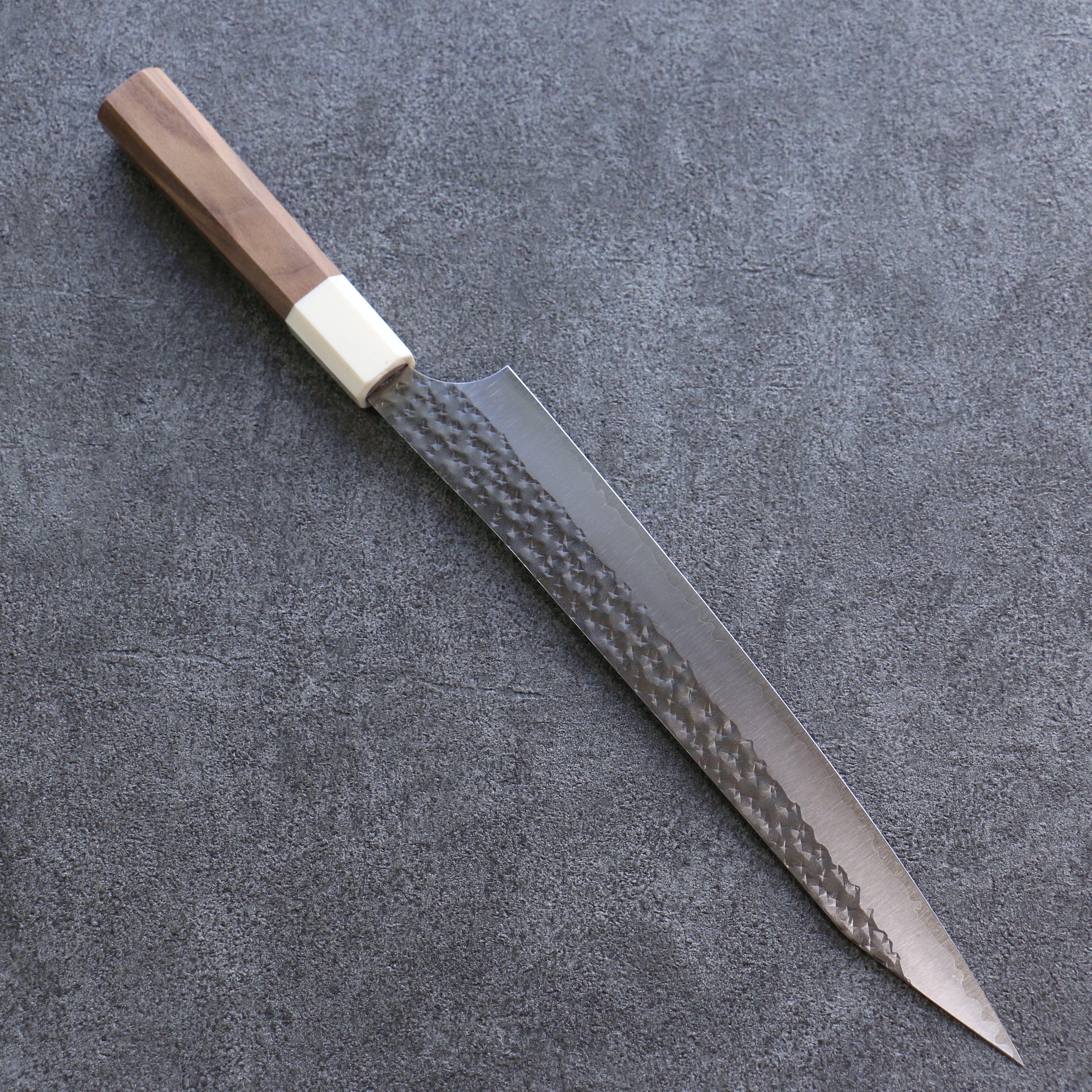 黑崎 優 閃光 銳 SG2 鎚目 筋引 240mm 核桃木 握把 - 清助刃物