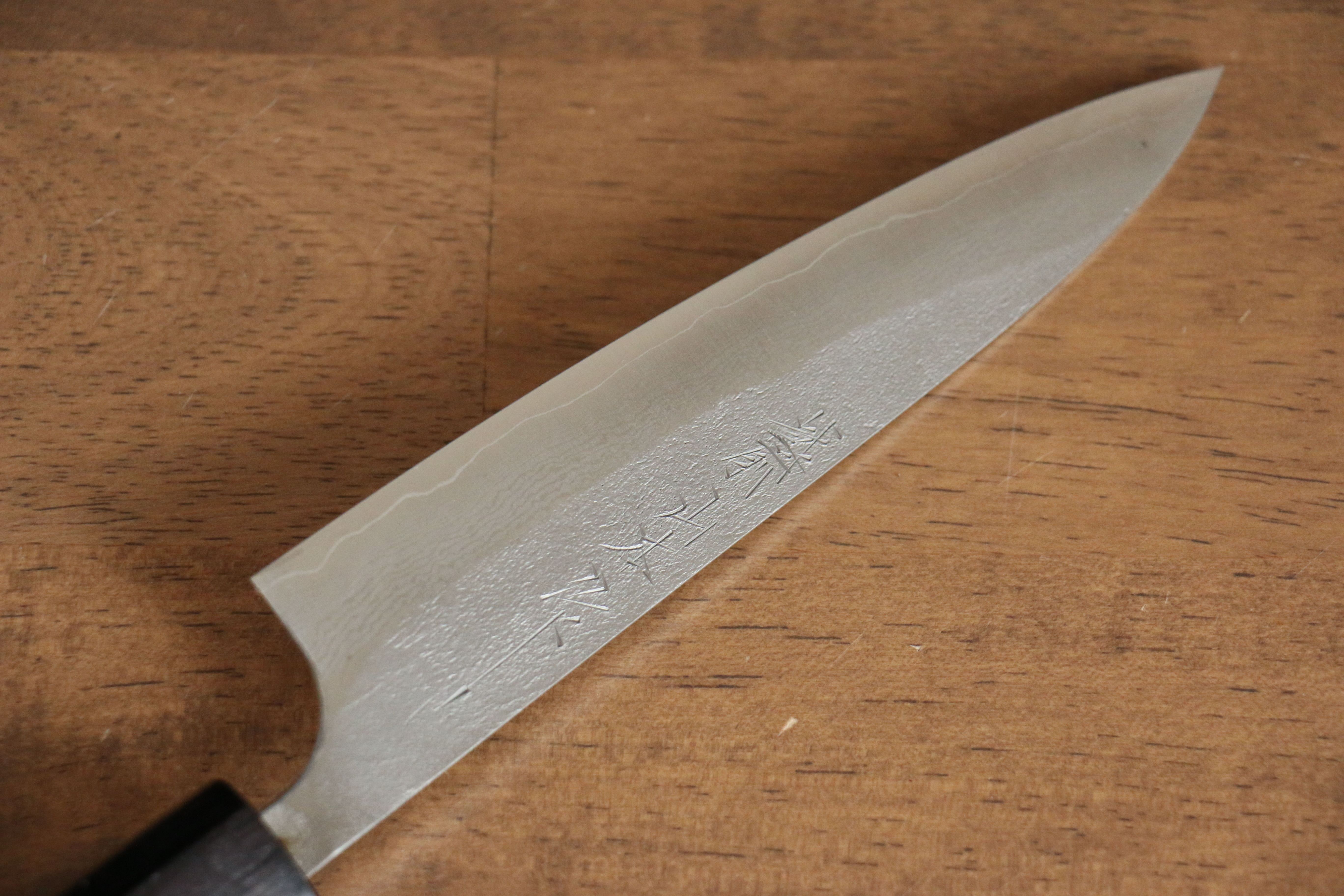 山本 直 VG10 梨地 大馬士革紋 多用途小刀 140mm 核桃木 握把 - 清助刃物