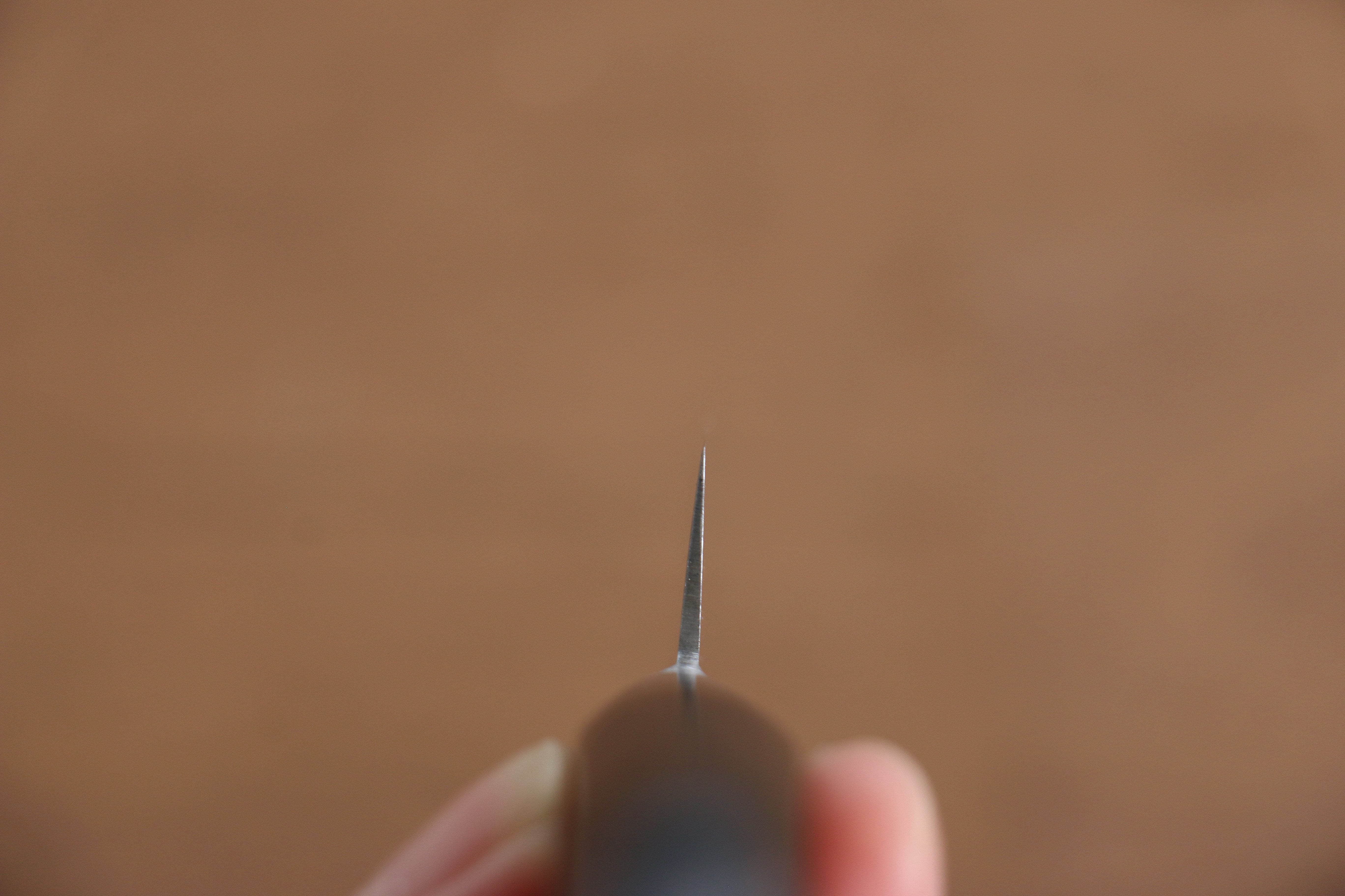 清助 AUS10 45層 鏡面處理 大馬士革紋 多用途小刀 135mm 黑合成木 握把 - 清助刃物