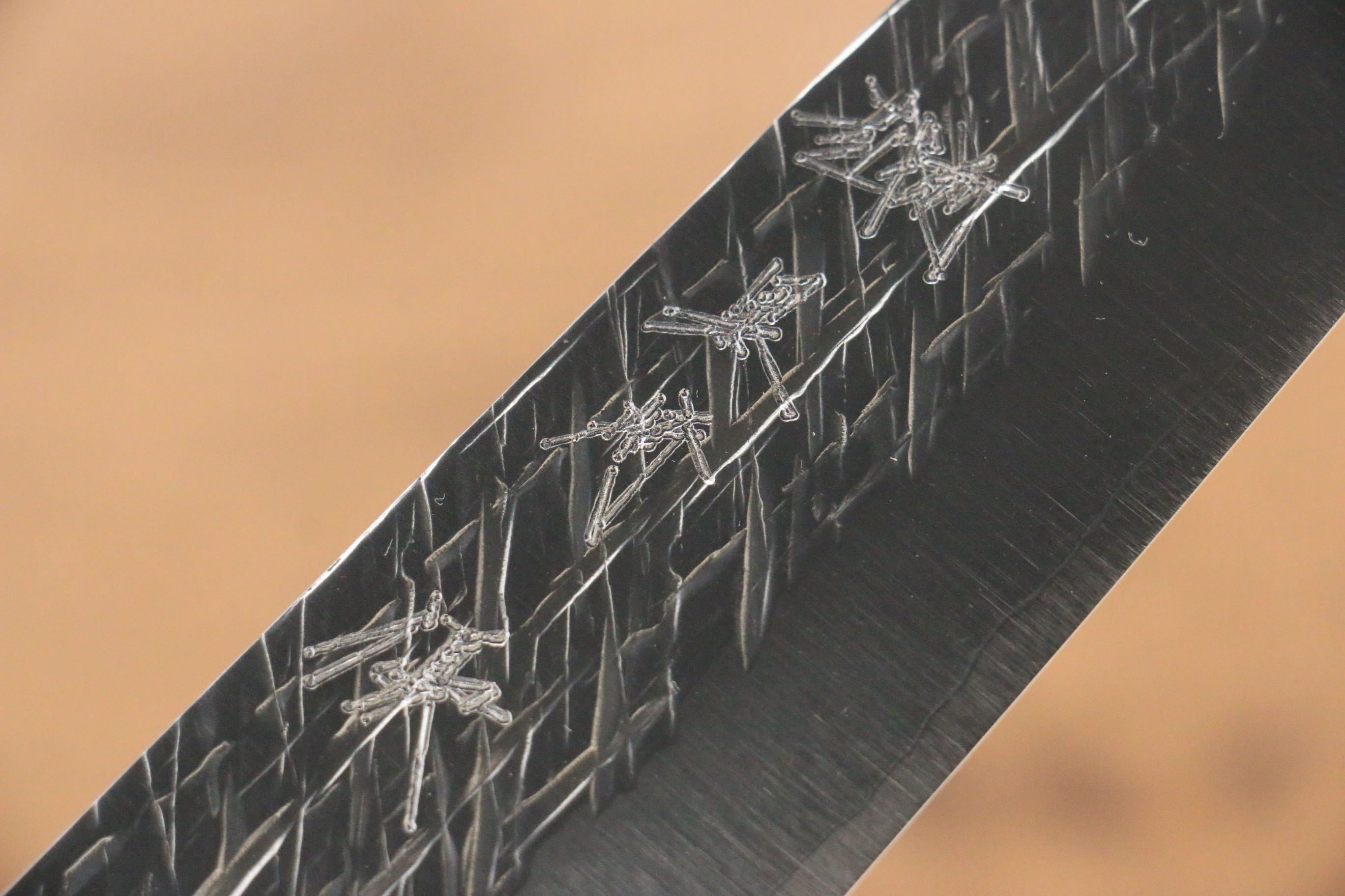 黑崎 優 雷神 特殊鈷合金 鎚目 筋引 240mm 特殊材料握把5 握把 - 清助刃物